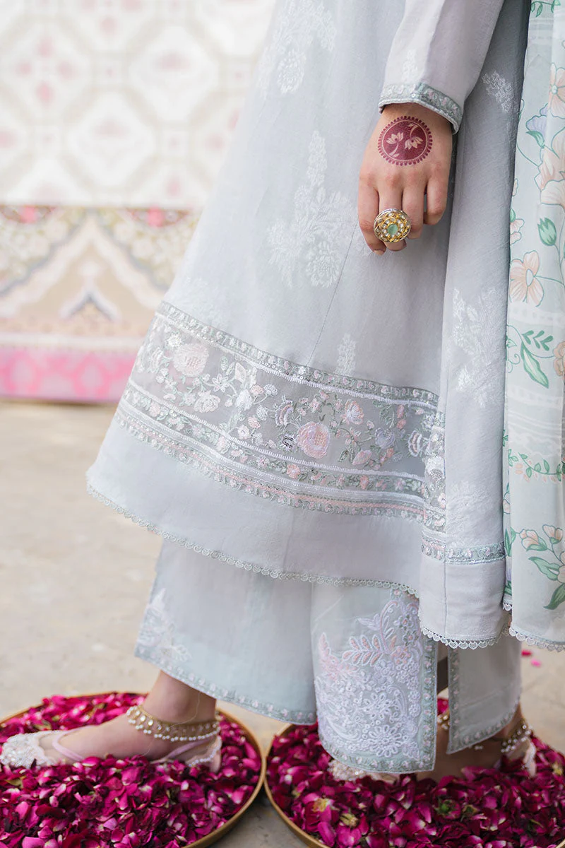 Cross Stitch Lunar Bloom Eid Lawn Collection 2025 - Image 2