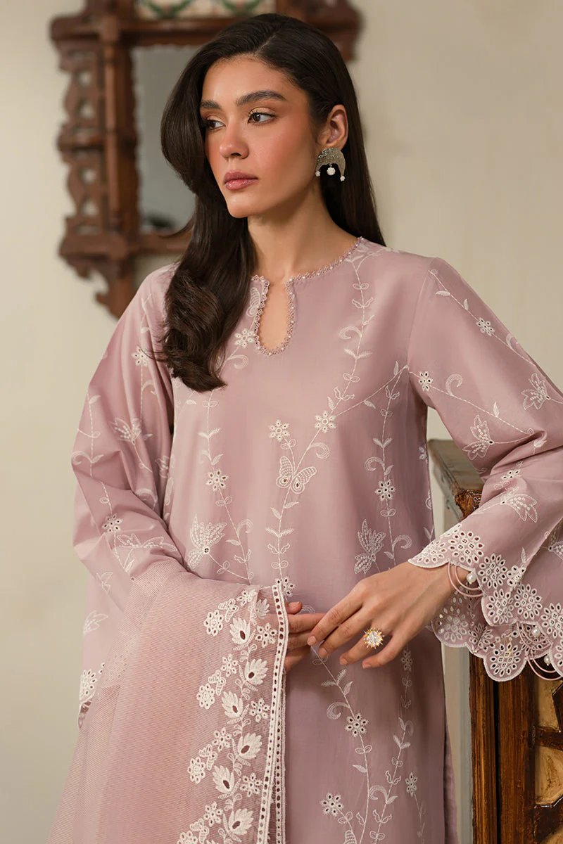 Cross Stitch Mauve Glam Chikankari 2025 - Image 2