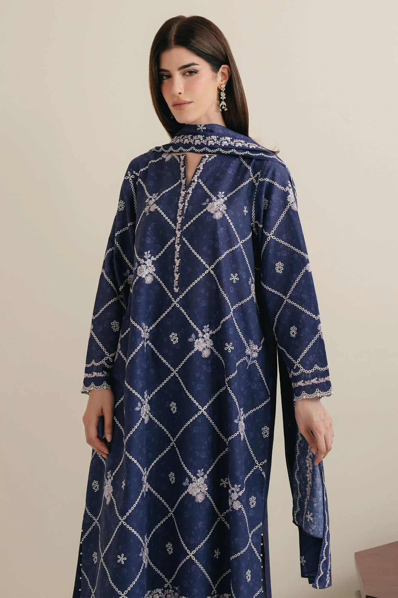 Cross Stitch Midnight Iris Emb Lawn Mahiri 2026 - Image 2