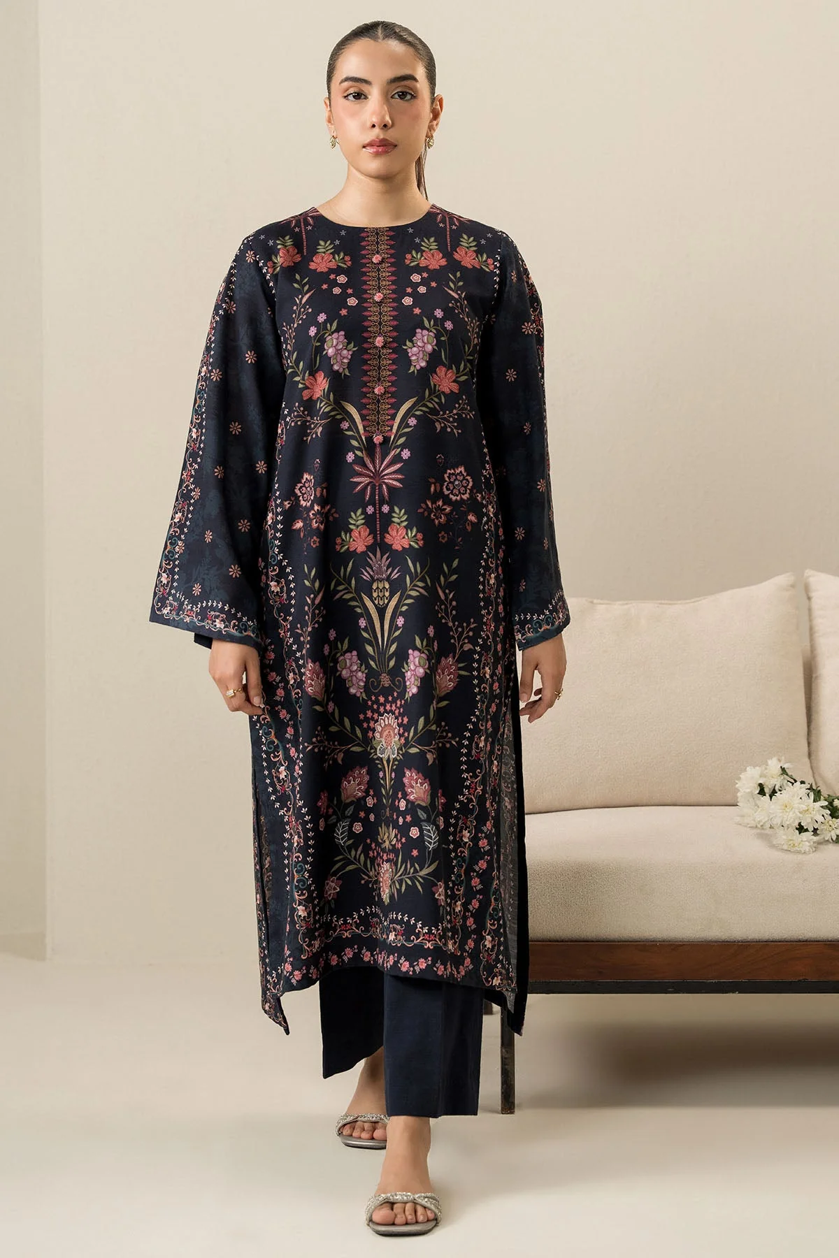 Cross Stitch Midnight Pearl Daily Khaddar Linen Collection 2025