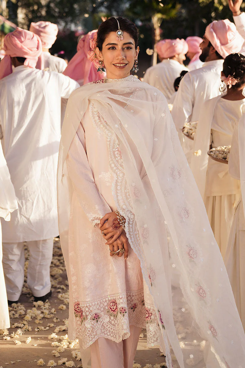 Cross Stitch Pale Pink Eid Lawn Collection 2025