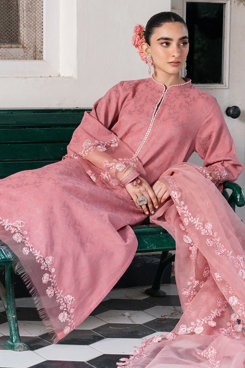 Cross Stitch Rouge Tan Eid Lawn Collection 2025 - Image 2