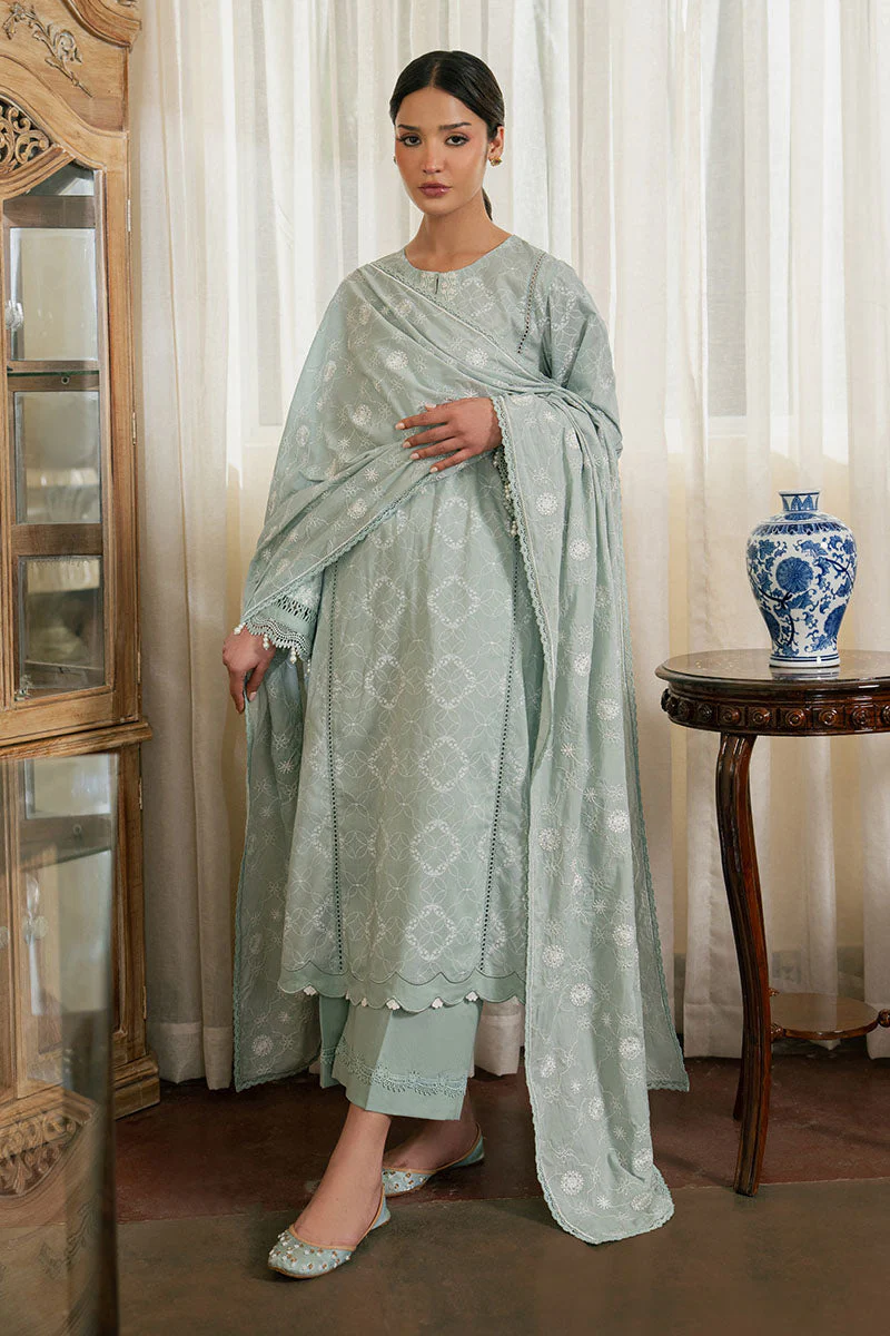 Cross Stitch Sage Reverie Emb Lawn Mahiri 2026