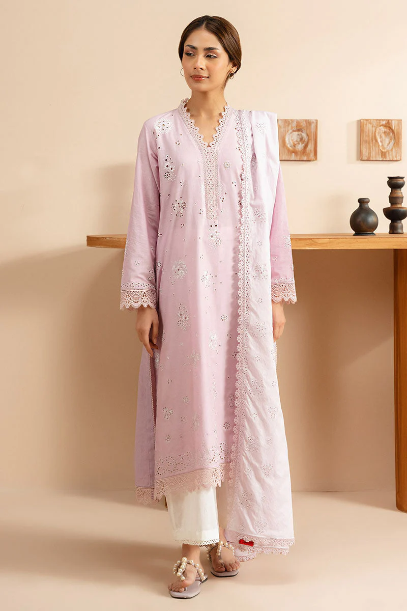 Cross Stitch Soft Lilac Eid Lawn Collection 2025