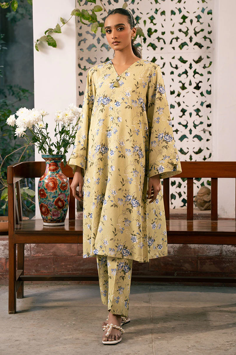 Cross Stitch Verdant Flora Daily Khaddar Linen Collection 2025
