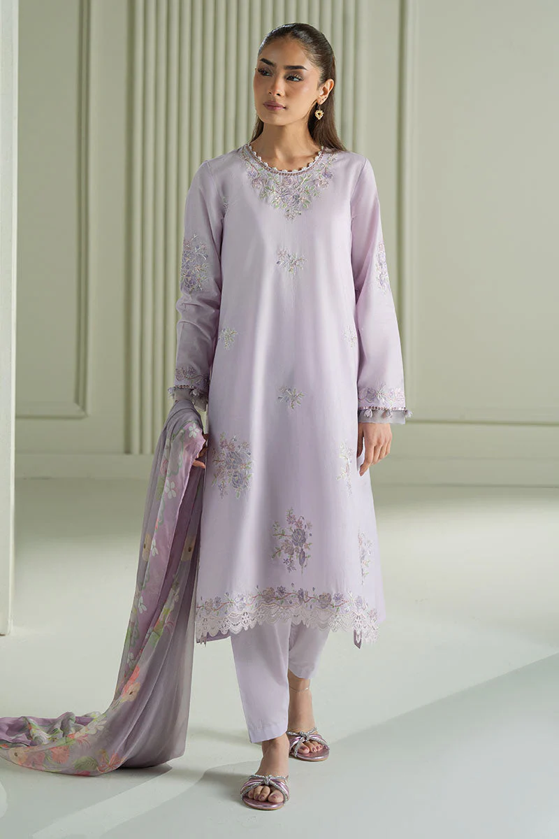 Cross Stitch Violet Veil Emb Lawn Mahiri 2025