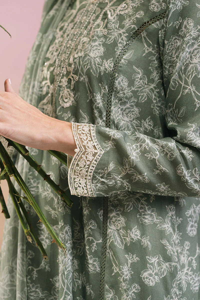 Cross Stitch Whisper Sage Eid Lawn Collection 2025 - Image 2