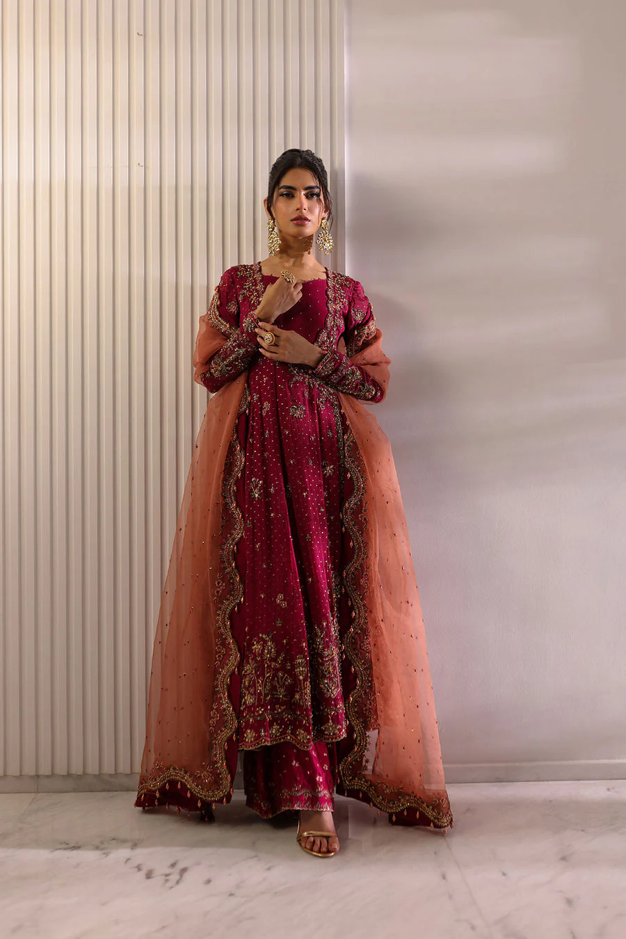 Dhanak Ayzel: SS24HF-3010 DARK PINK Couture 2026 - Image 2