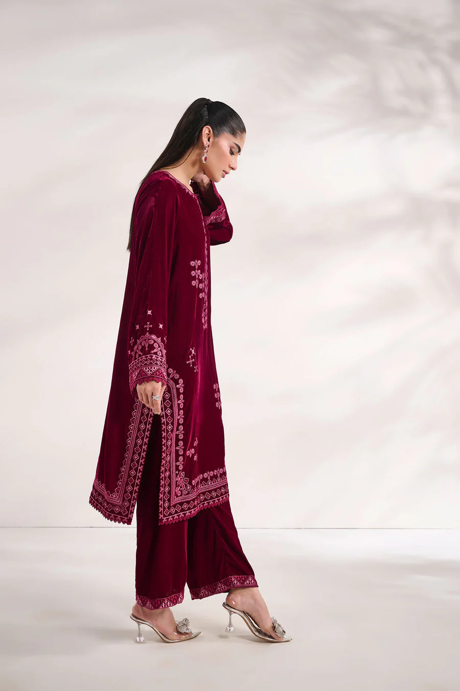 Dhanak FW24DA-2618 Plum Velvet Prets 2024 - Image 2