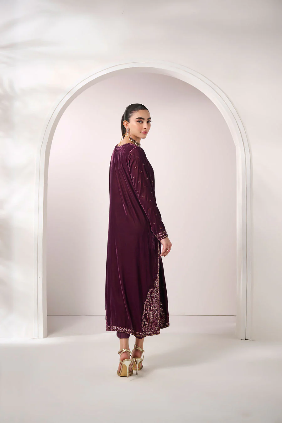 Dhanak FW24DA-2621 Purple Velvet Drop II 2024 - Image 2