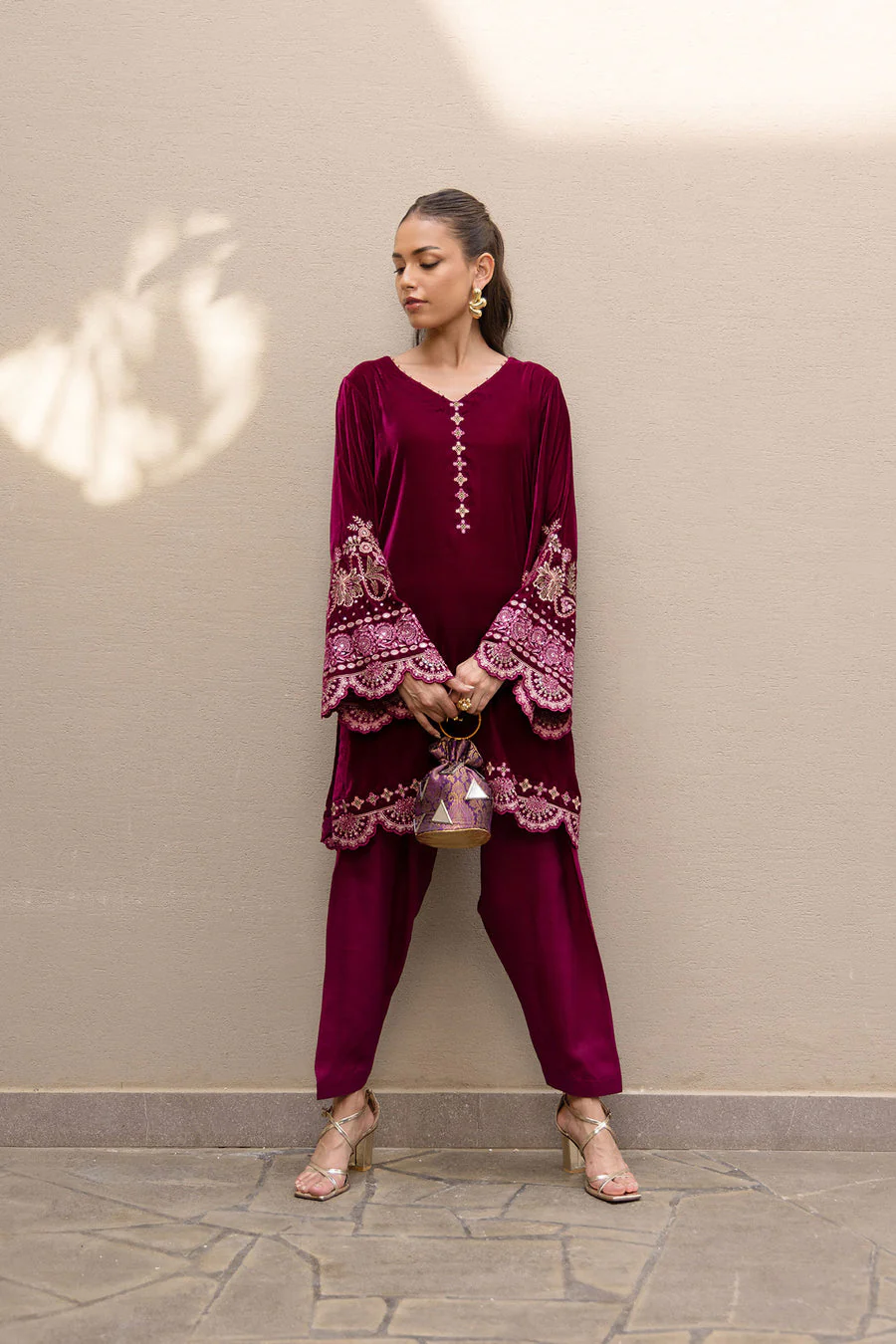 Dhanak FW24DA-2626 Plum Velvet Drop II 2024