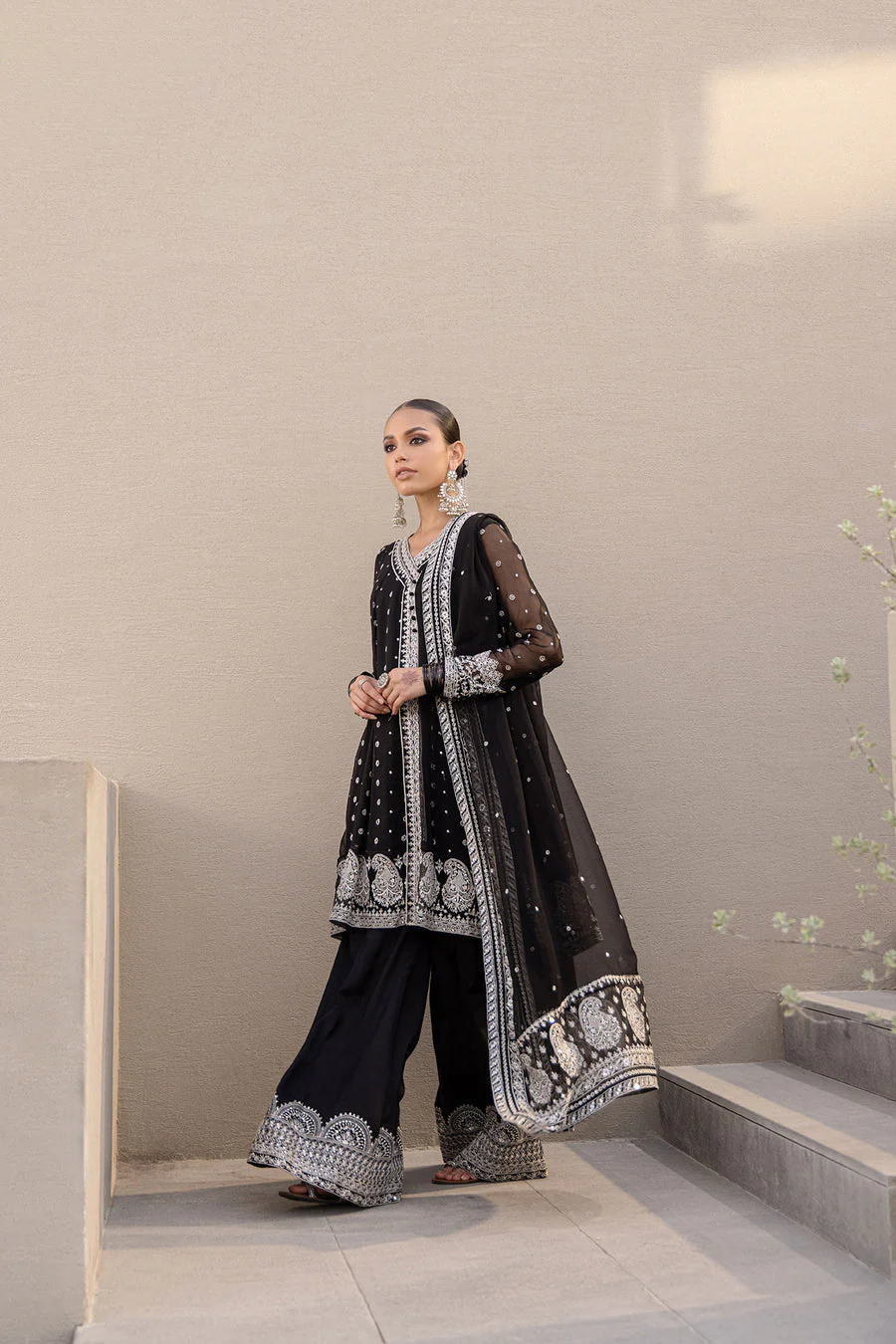 Dhanak FW24DA-2652 Black Signature Collection 2025 - Image 2
