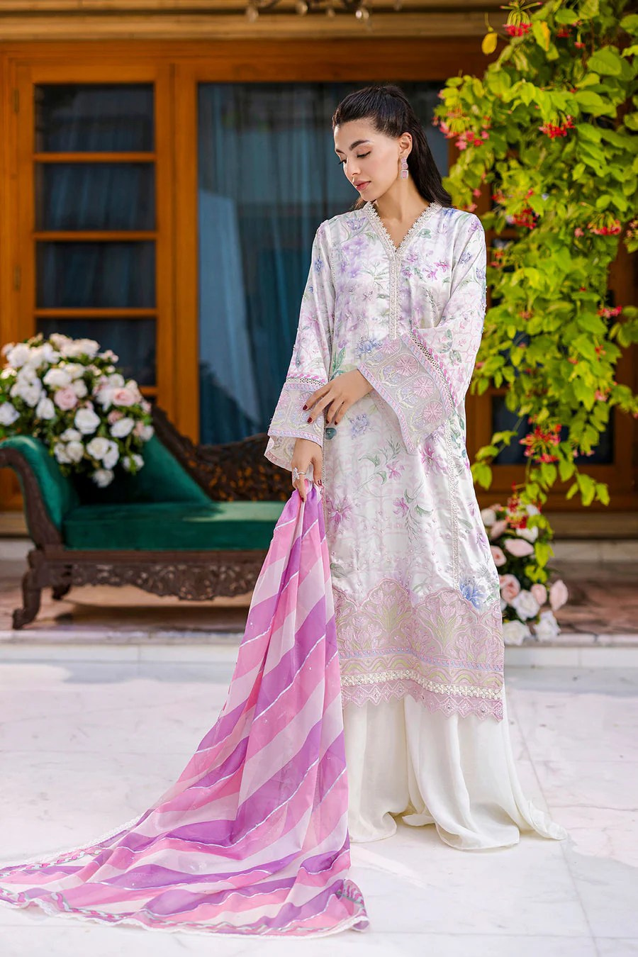 Dhanak FW25DA-2868 Off White Velvet Drop 2 2025 - Image 2