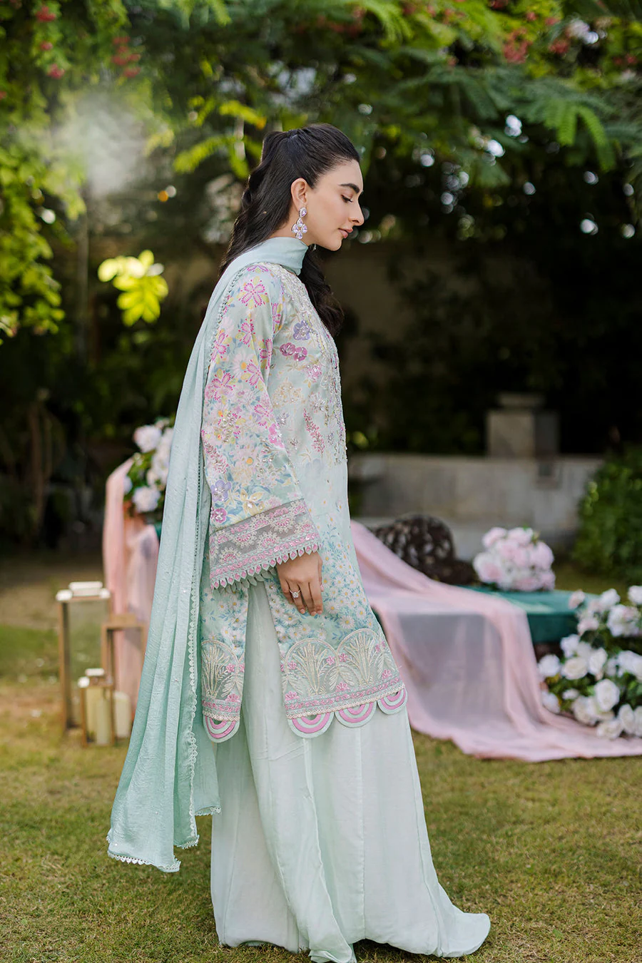 Dhanak FW25DA-2871 L-Green Velvet Drop 2 2025 - Image 2
