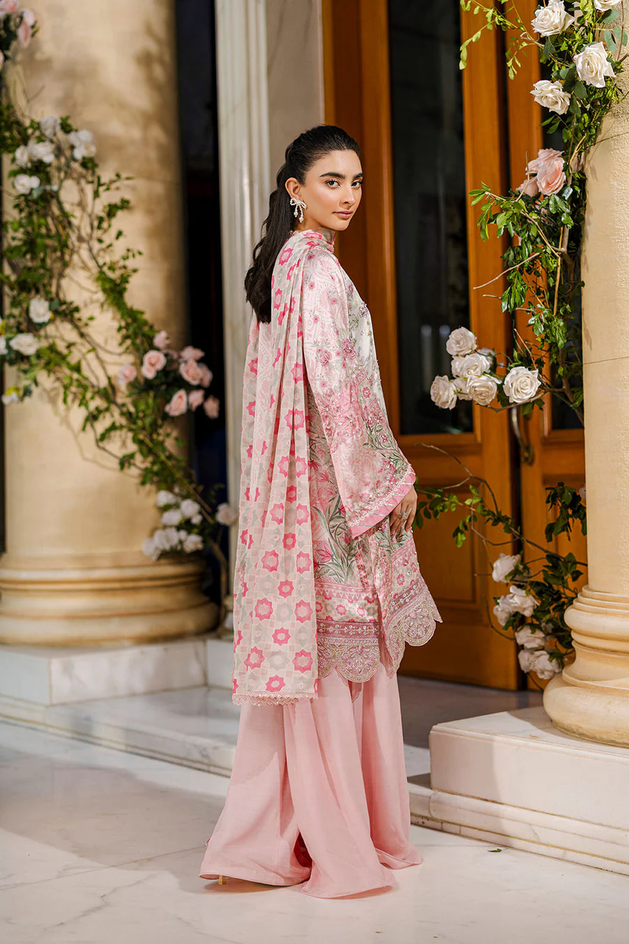Dhanak FW25DA-2873 Pink Velvet Drop 2 2025 - Image 2