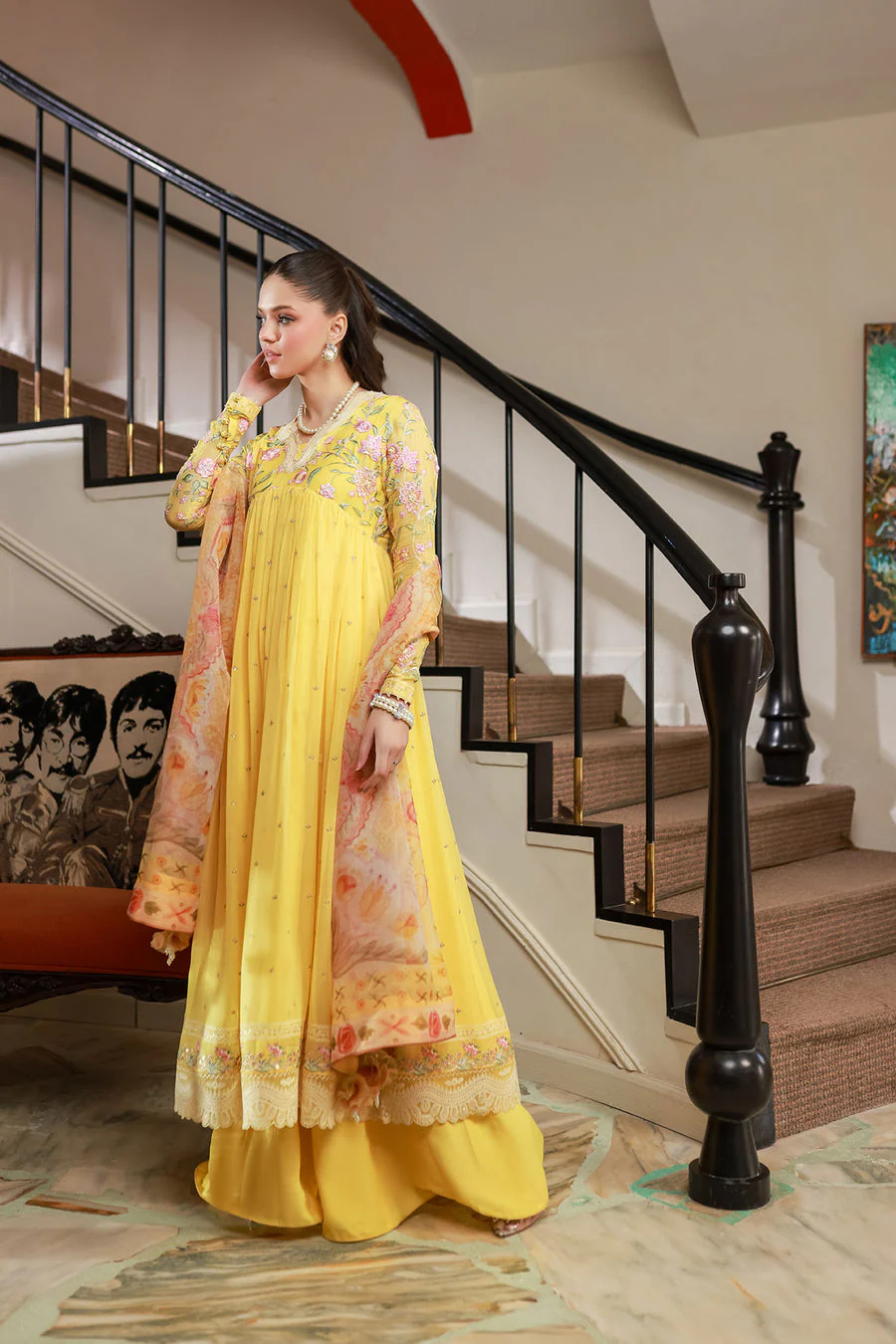 Dhanak SS25DA-2713 Yellow Signature Collection 2025