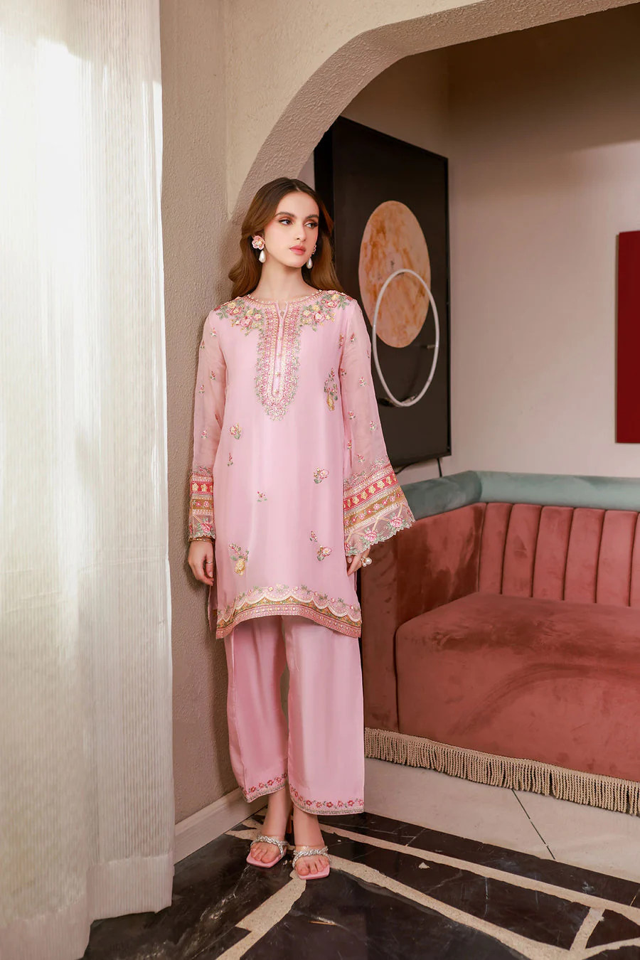 Dhanak SS25DA-2714 Pink Signature Collection 2025