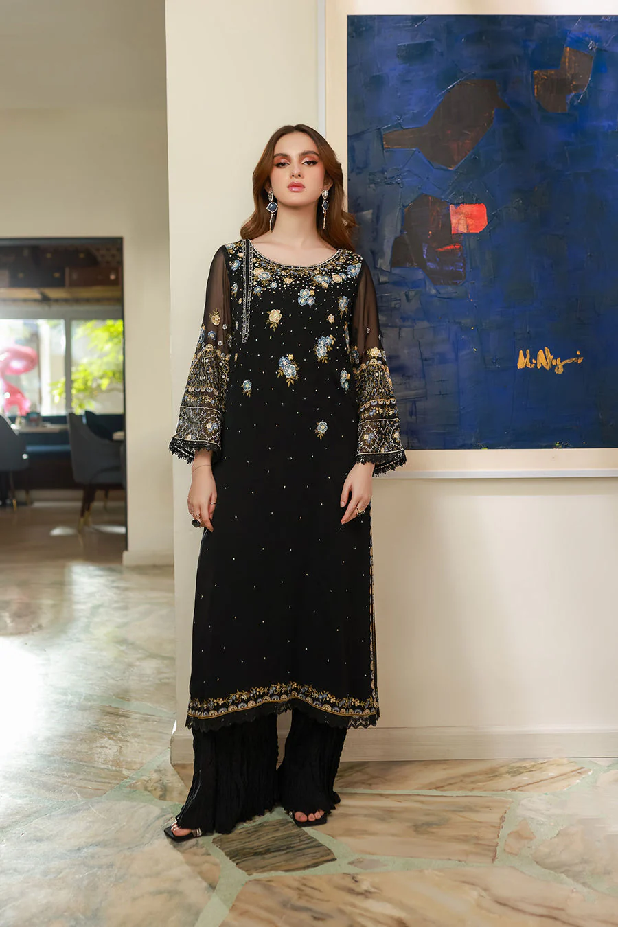 Dhanak SS25DA-2720 Black Signature Collection 2025