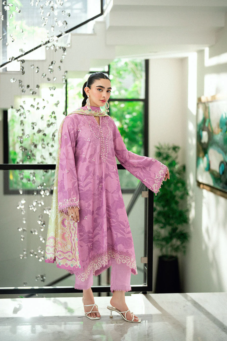 Dhanak SS25DA-2746 Lilac Signature Pret Vol-III 2025