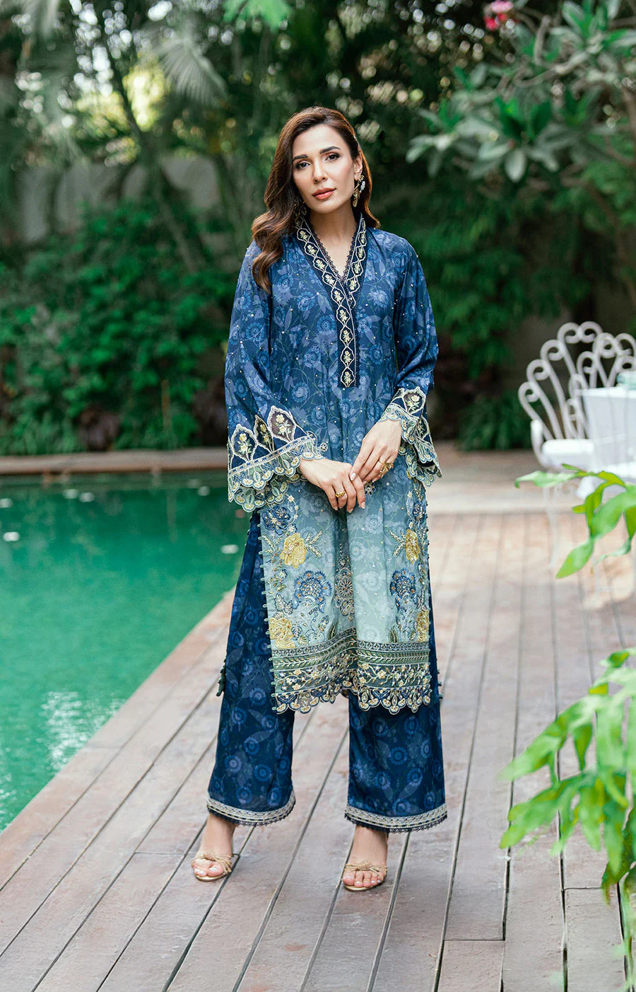 Dhanak SS25DA-2754 Navy Blue Mommy & Me Vol II 2025