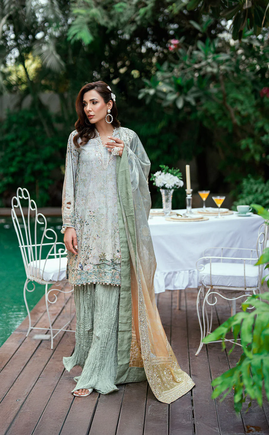 Dhanak SS25DA-2758 Green  Mommy & Me Vol II 2025 - Image 2