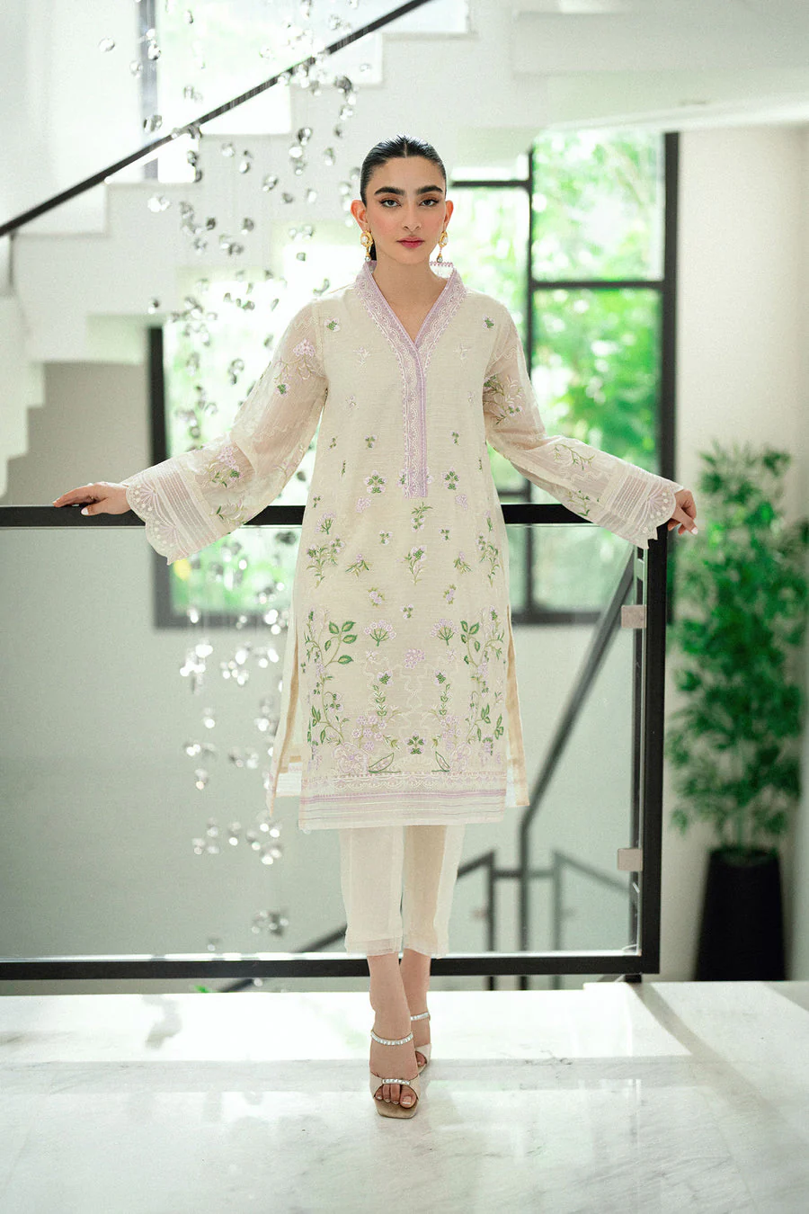 Dhanak SS25DA-2761 Cream Signature Pret Vol-III 2025