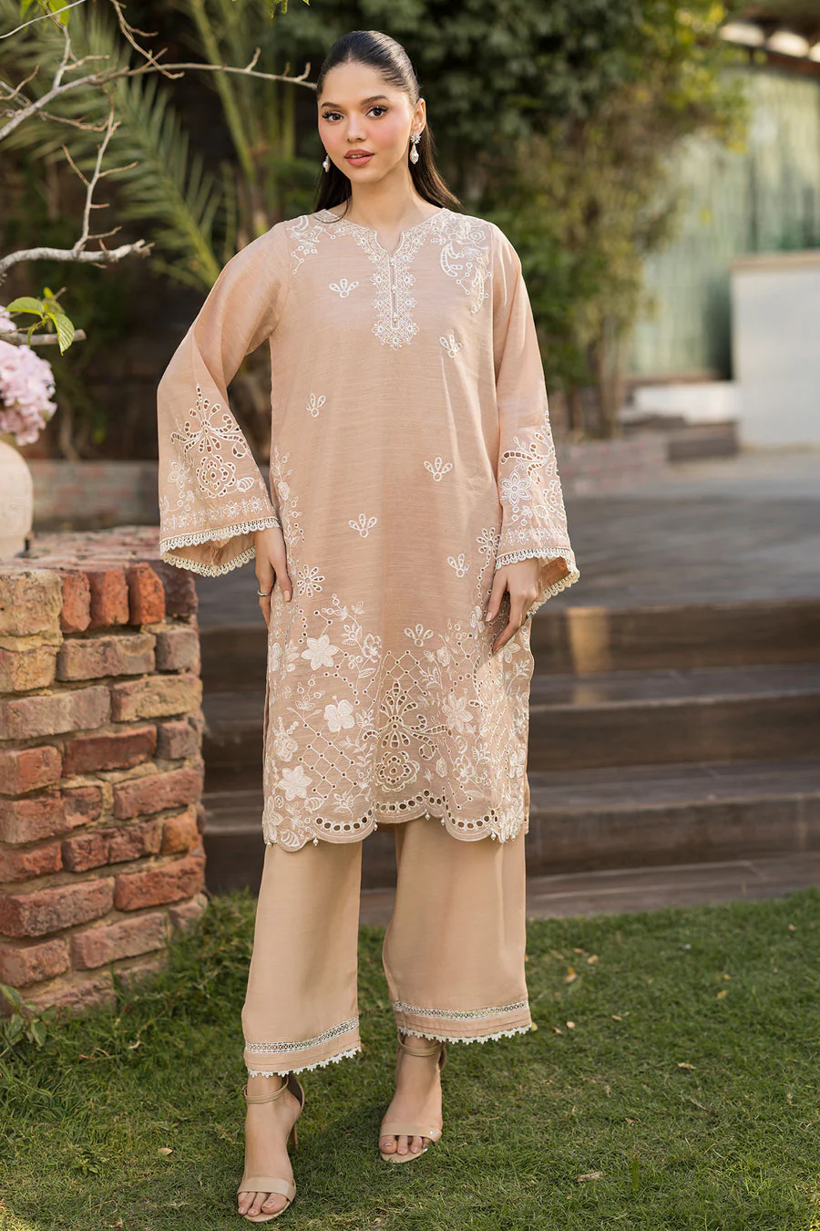 Dhanak SS25DA-2763 BEIGE Signature Eid Pret 2026