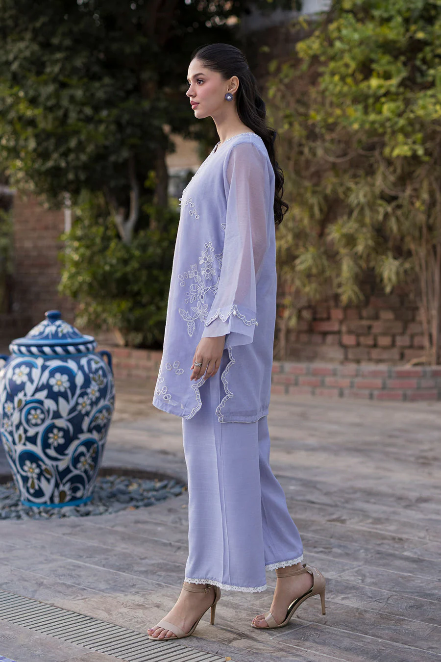 Dhanak SS25DA-2769 LAVENDER Signature Eid Pret 2026 - Image 2