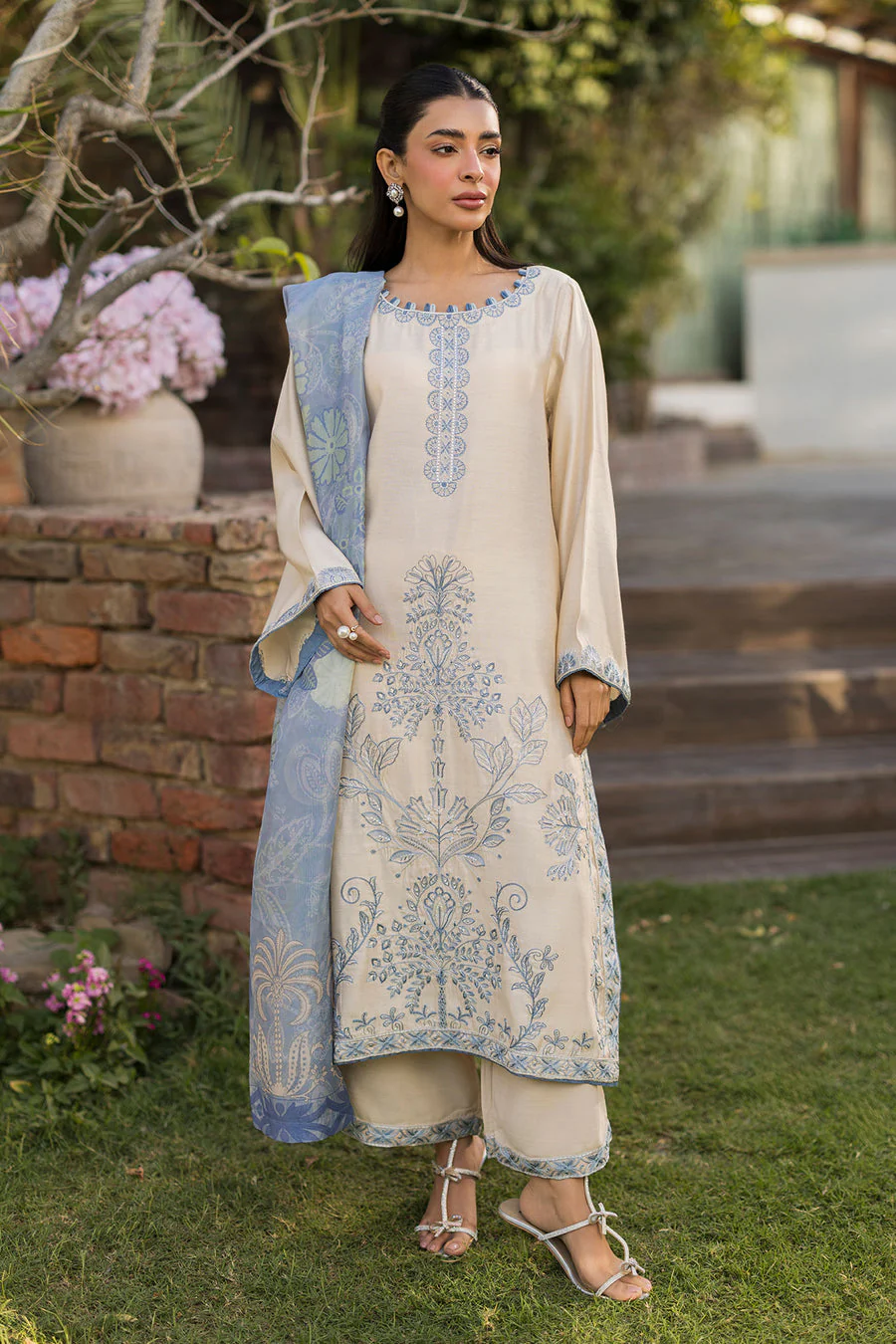 Dhanak SS25DA-2774   BEIGE Signature Eid Pret 2026