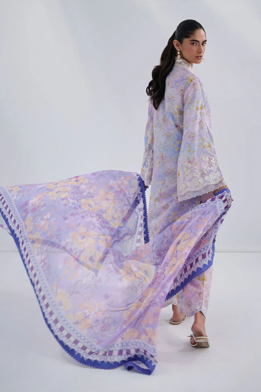Dhanak SS25DC-2556 PURPLE Jacquard Collection 2026 - Image 2