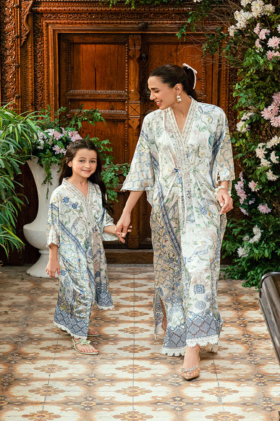 Dhanak SS25DK-0201 Sky Blue Mommy & Me Vol II 2025 - Image 2