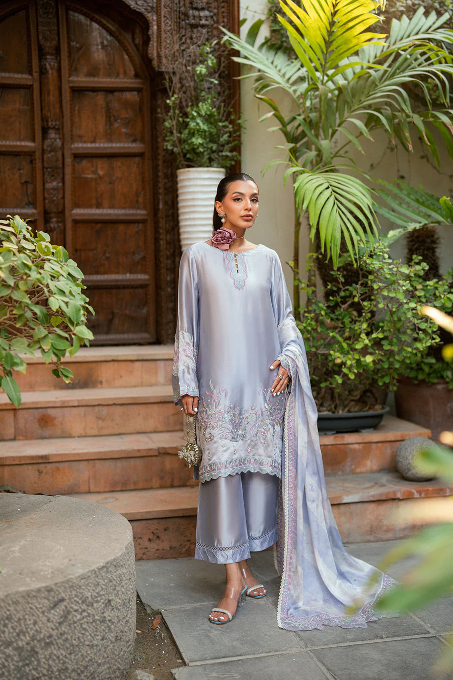 Dhanak SS25DL-0328 Light Purple Luxury Pret Vol-ll 2025