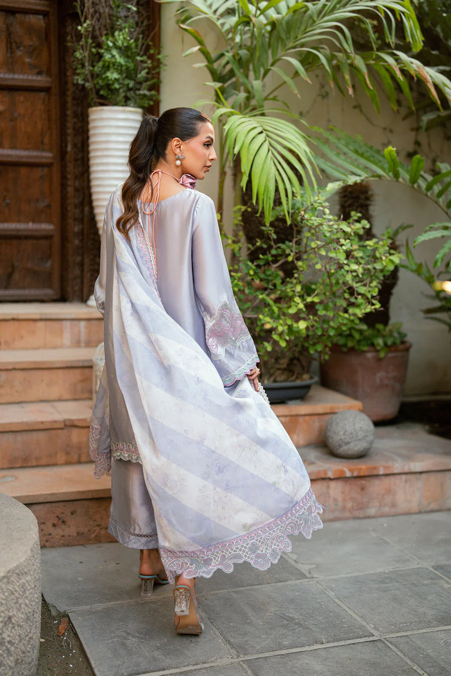 Dhanak SS25DL-0328 Light Purple Luxury Pret Vol-ll 2025 - Image 2