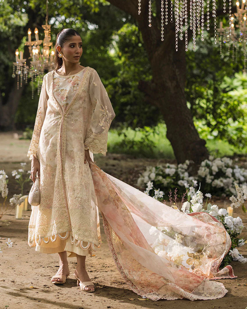 Dhanak SS25DU-3210 BEIGE Jardin Festive Collection 2026