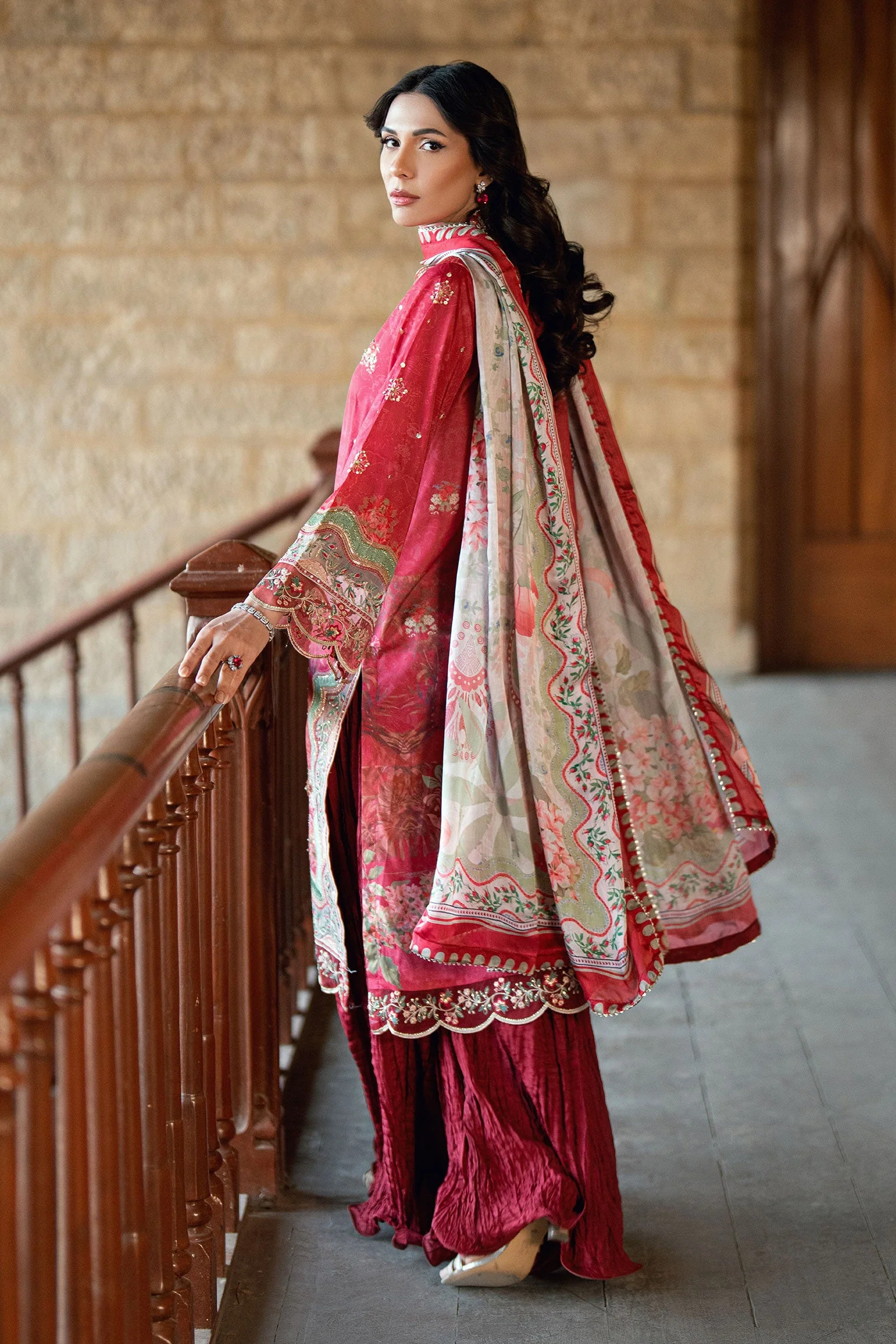 Dhanak SS26DA-2895 RED Mommy & Me 2026 - Image 2
