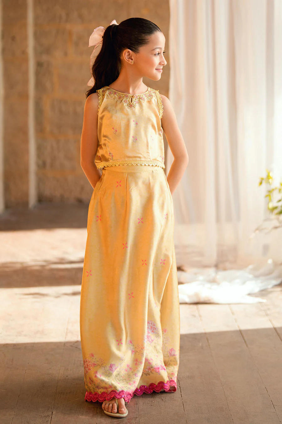 Dhanak SS26DK-0206 YELLOW Mommy & Me 2026 - Image 2