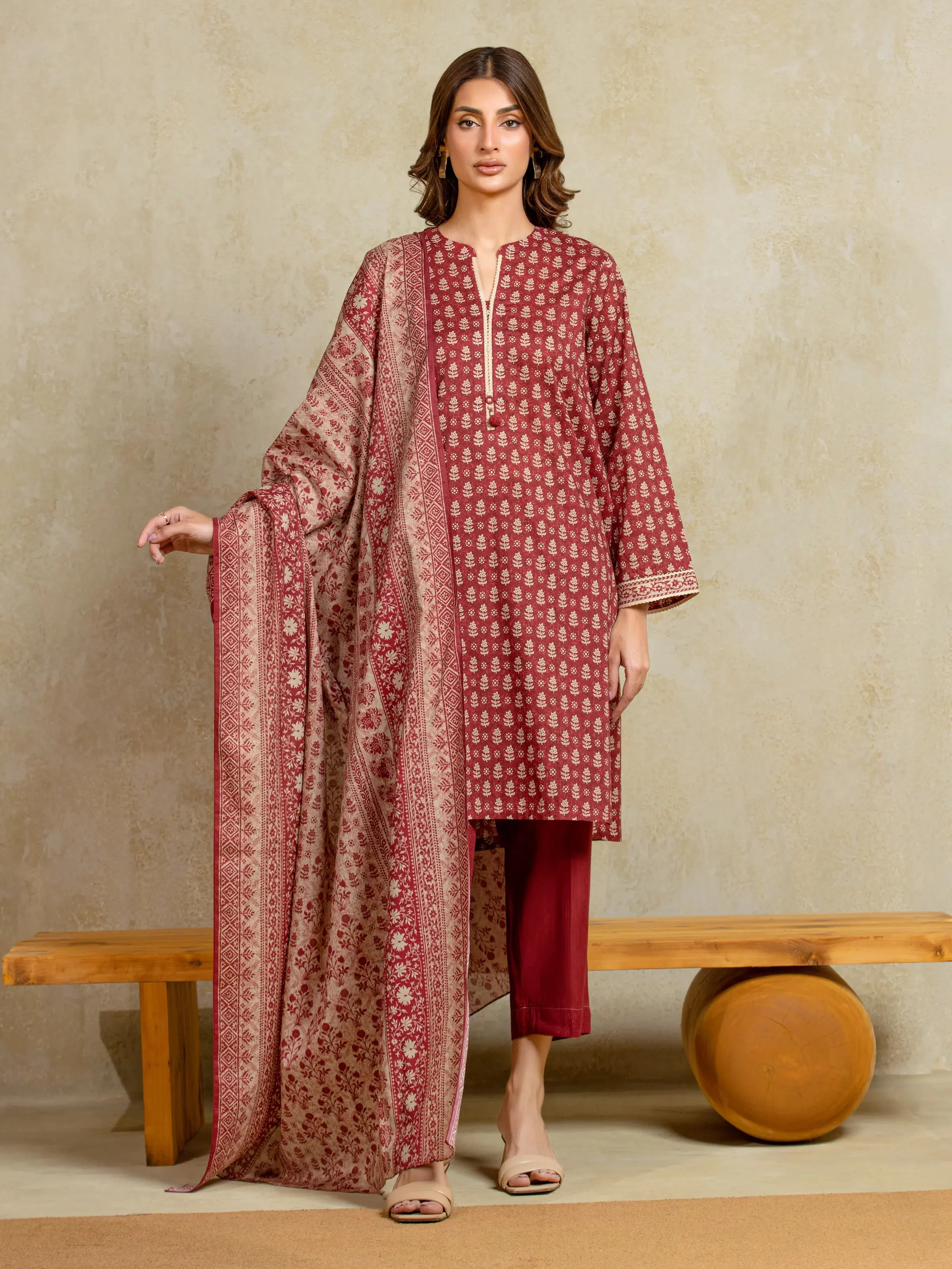 Edenrobe  EWU5A3-35915-3P Winter Collection 0
