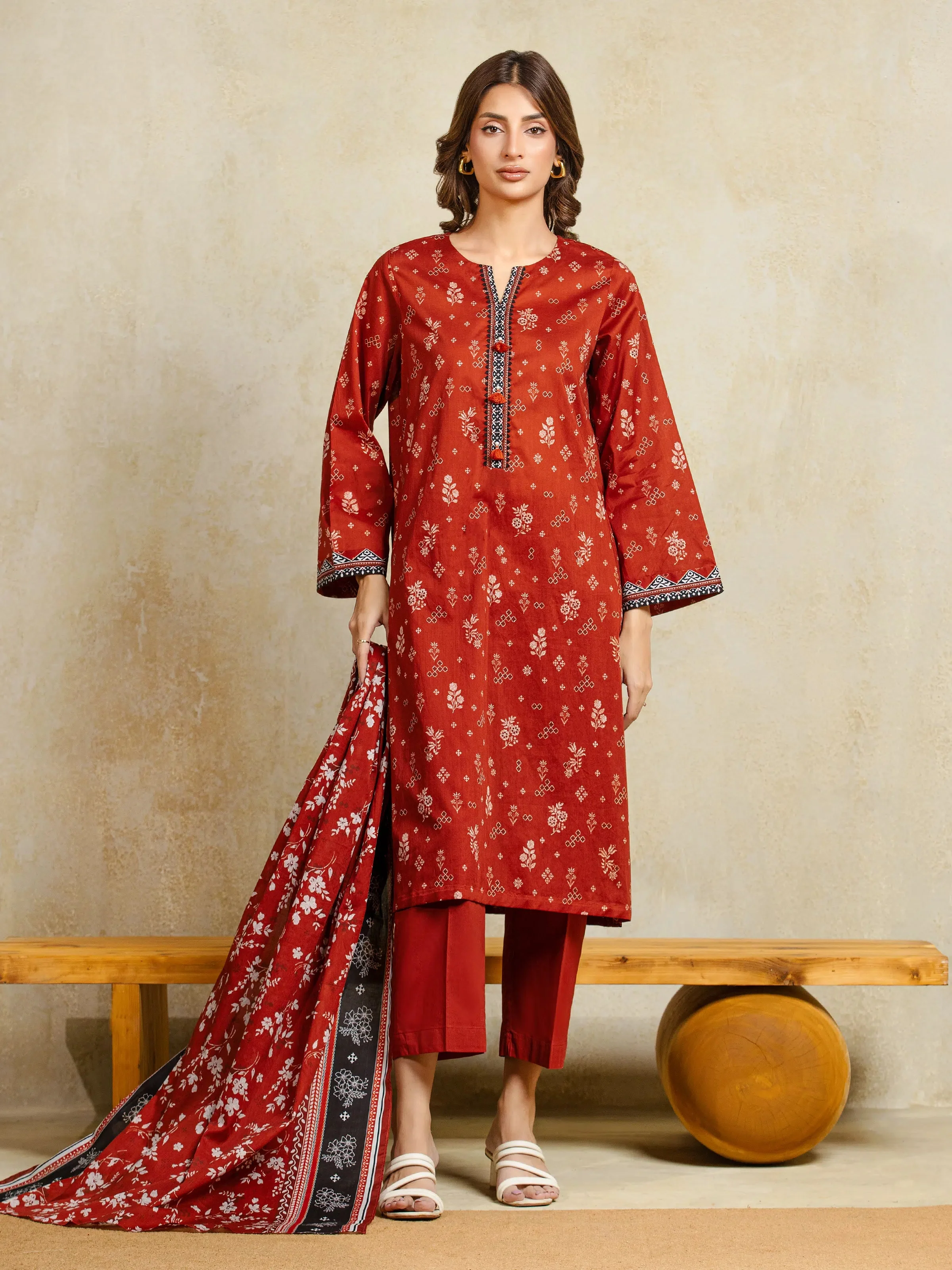 Edenrobe EWU5A3-35935-3P Winter Collection 2025