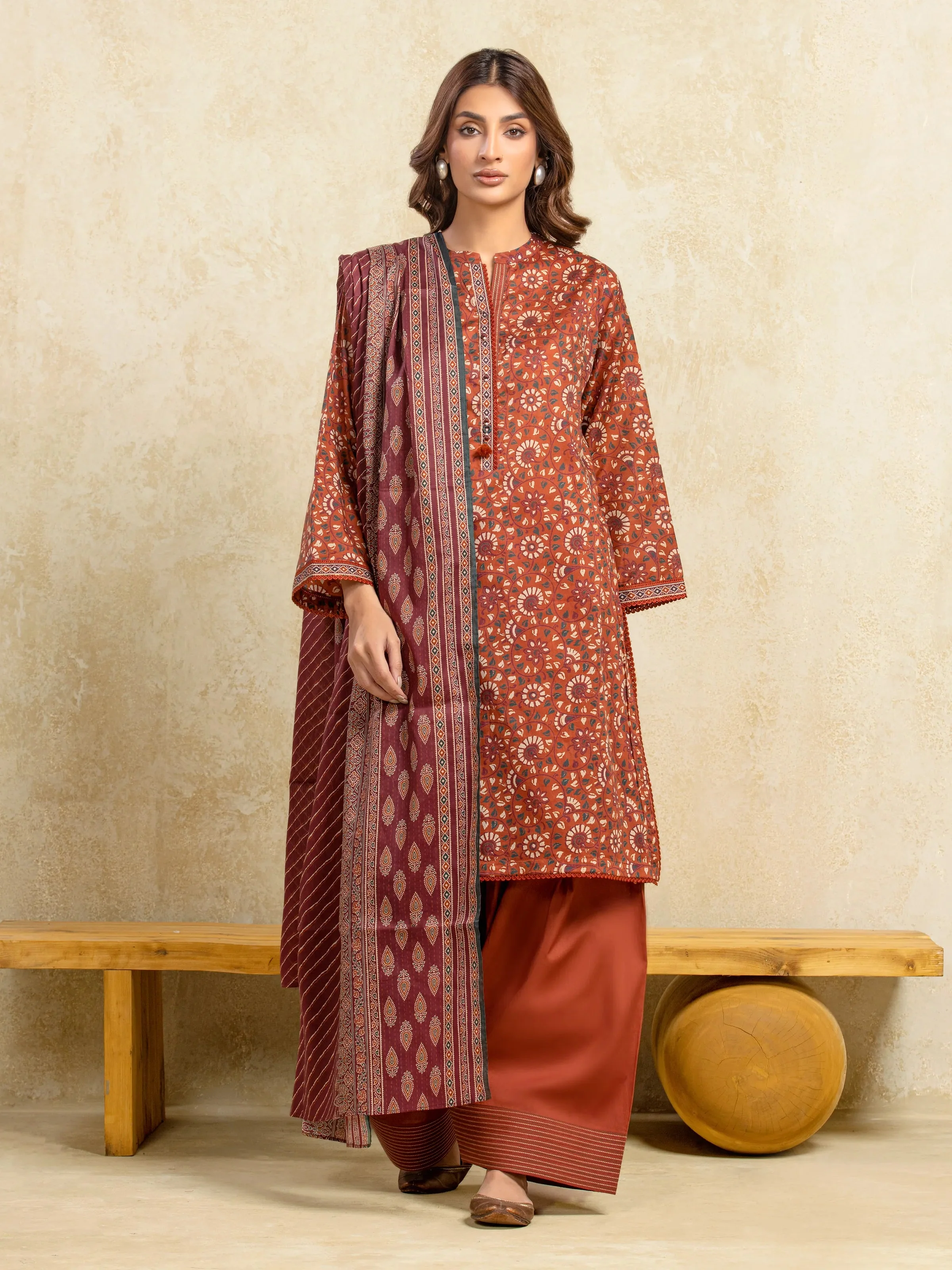 Edenrobe EWU5A3-35977-3P Winter Collection 2025