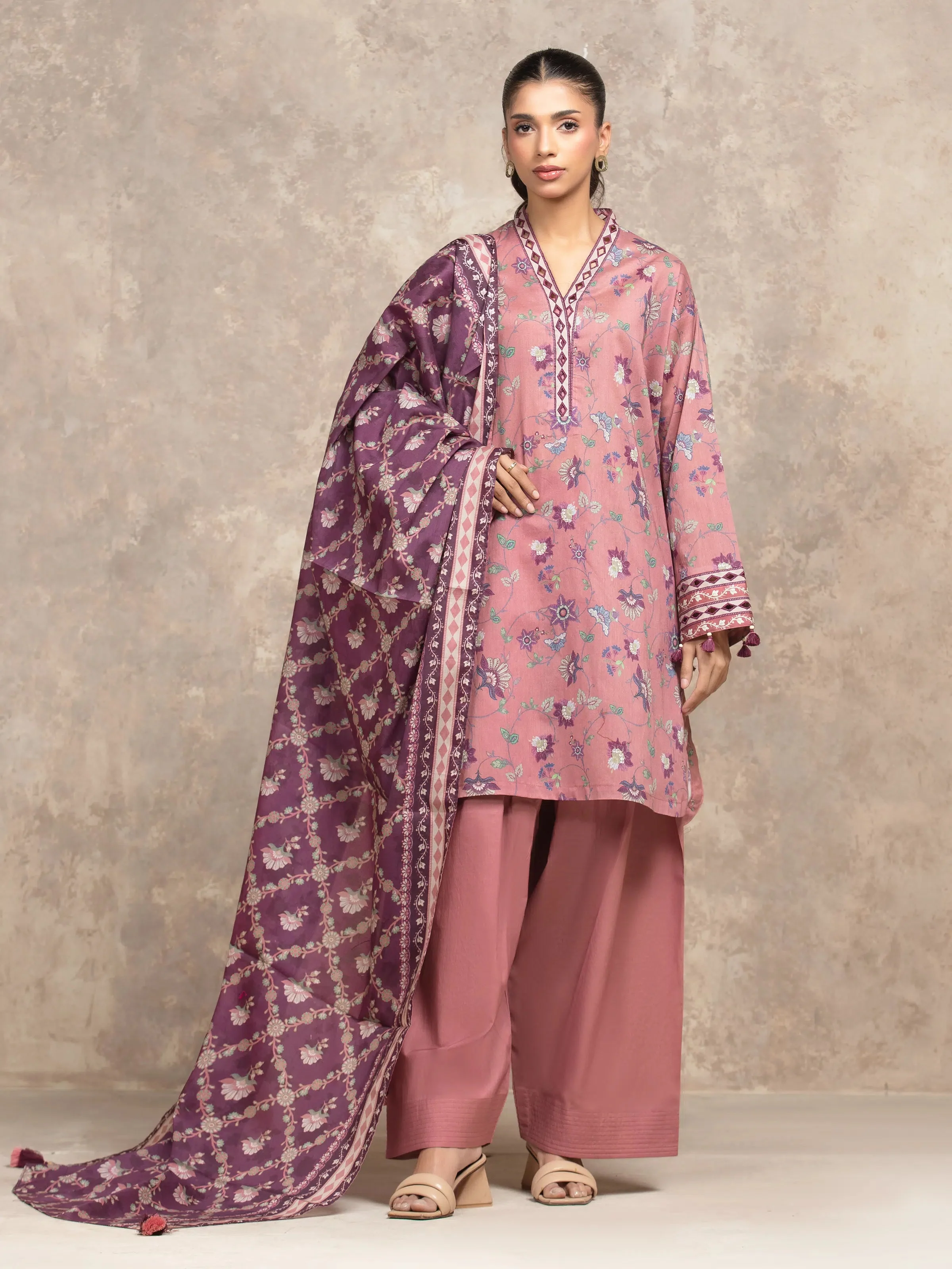 Edenrobe EWU5A3-36027-3P Winter Collection 2025