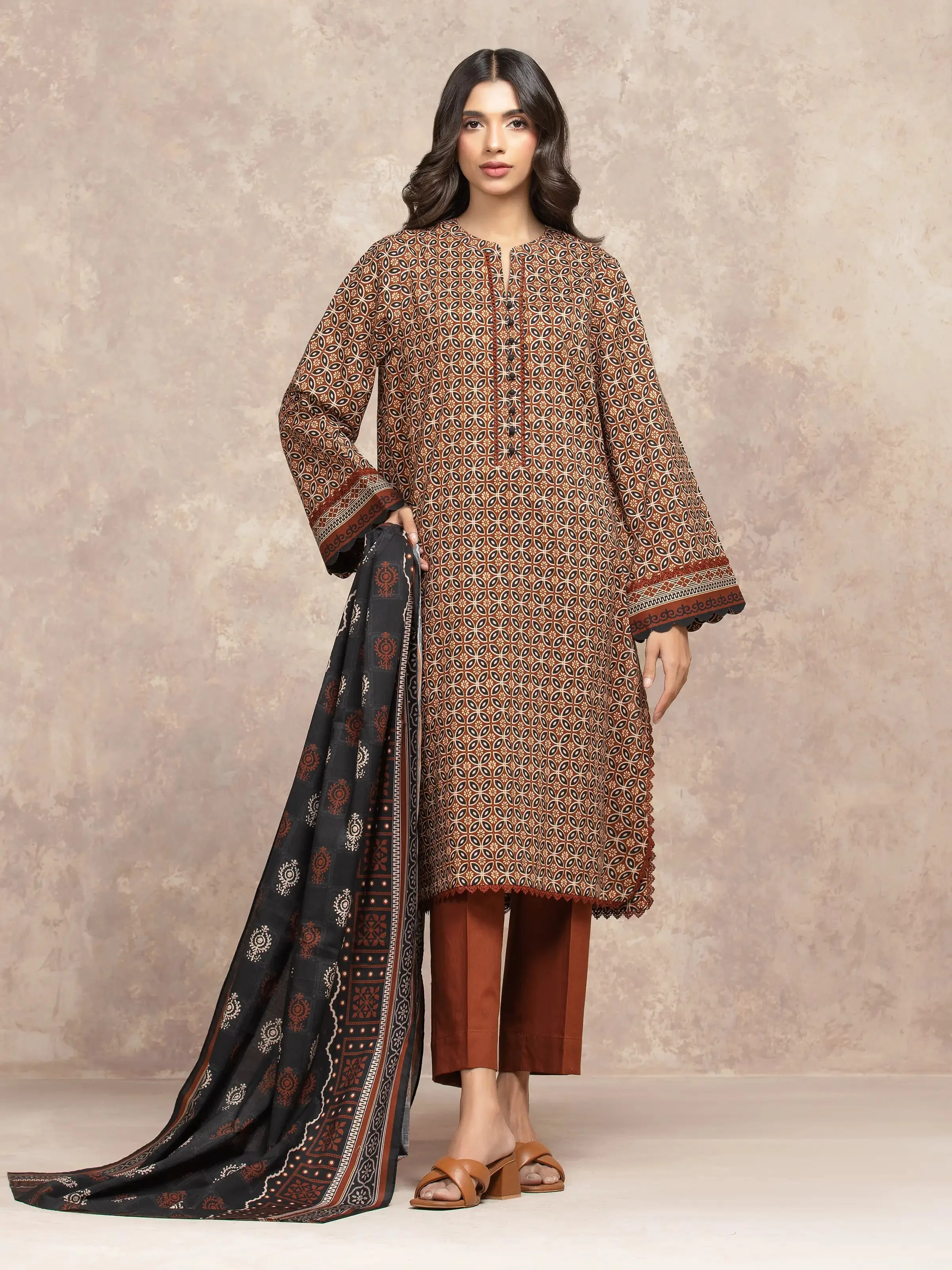 Edenrobe EWU5A3-36029-3P Winter Collection 2025