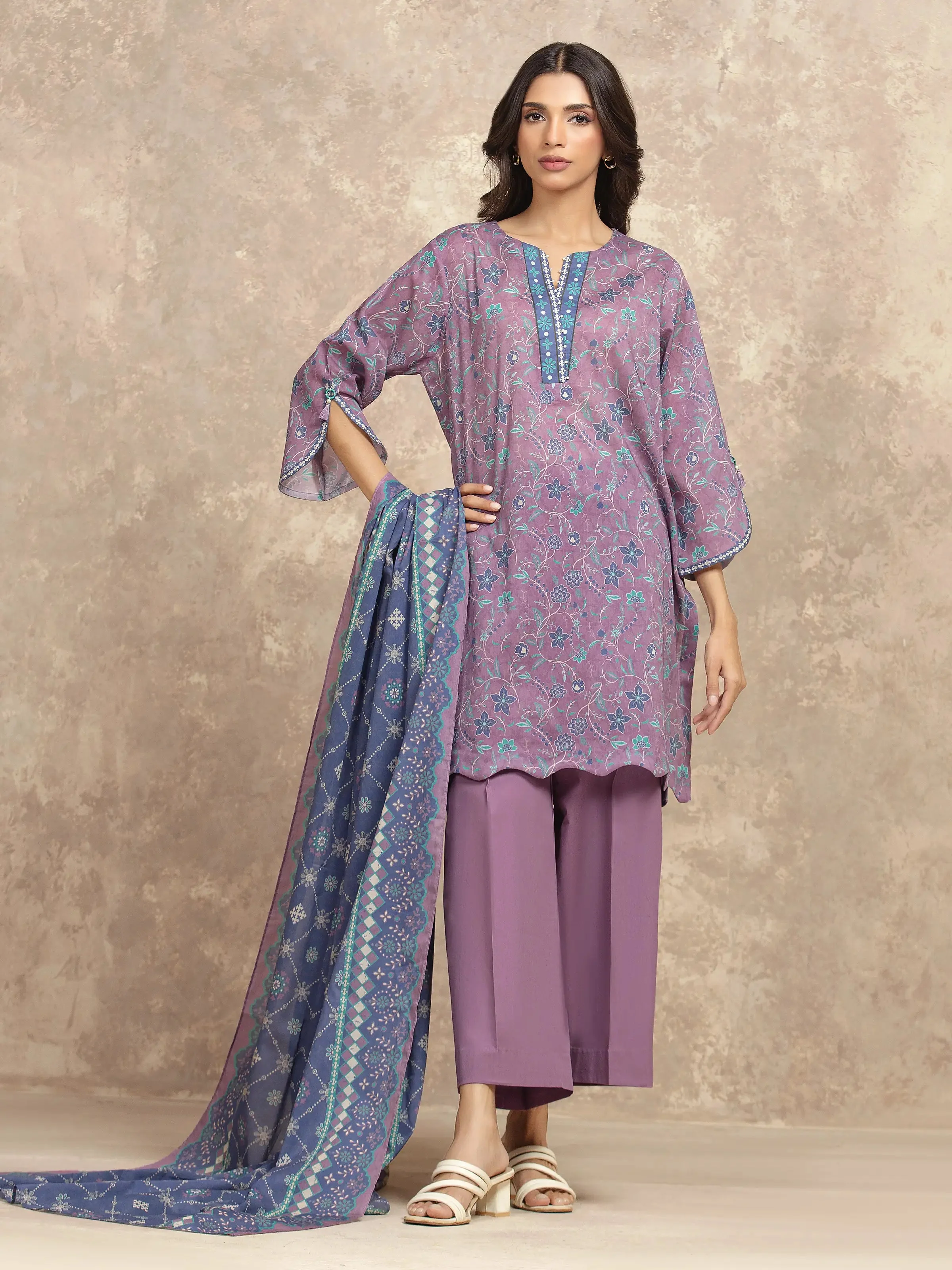 Edenrobe EWU5A3-36033-3P Winter Collection 2025