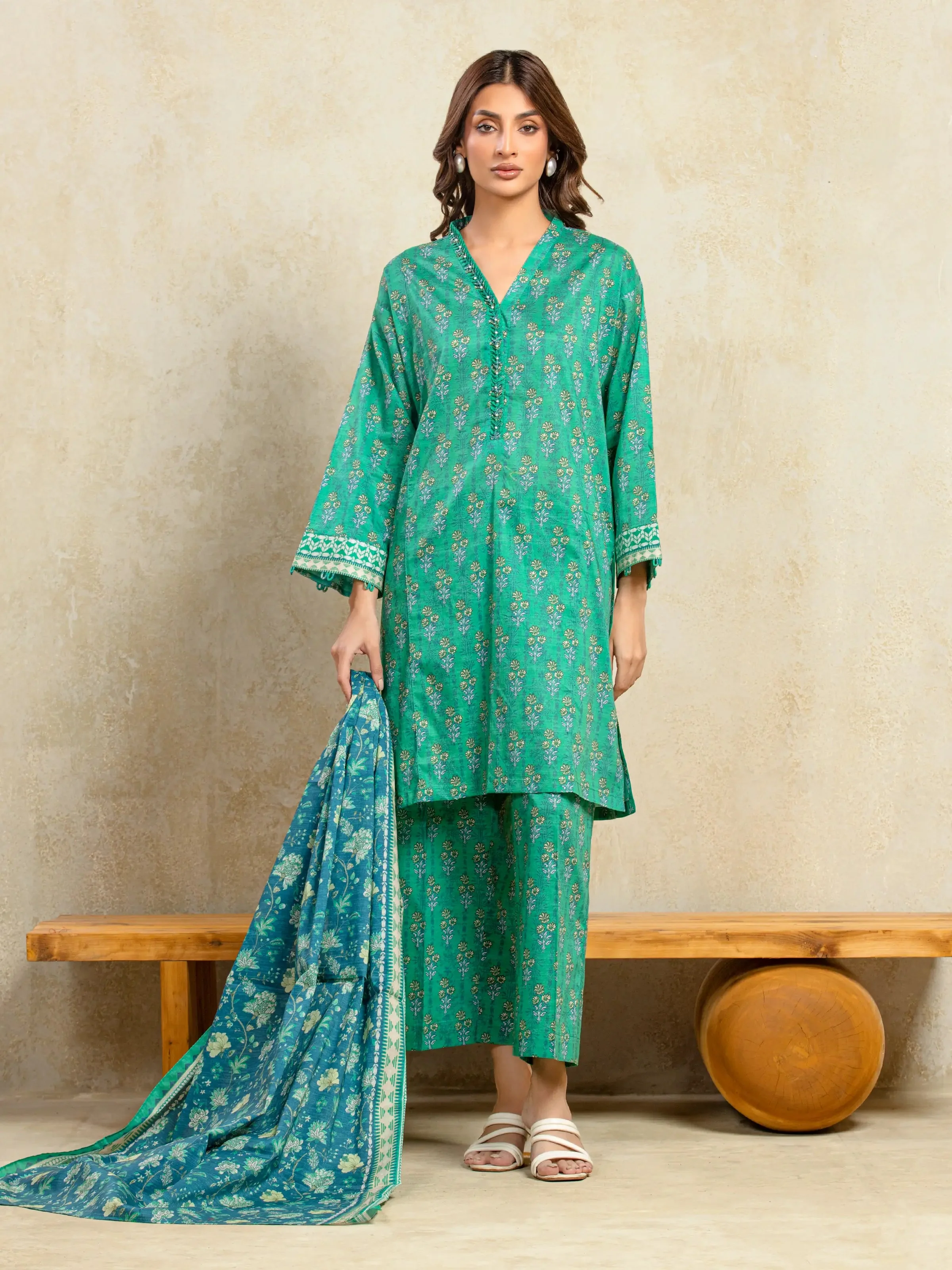 Edenrobe EWU5A3-36097-3P Winter Collection 2025