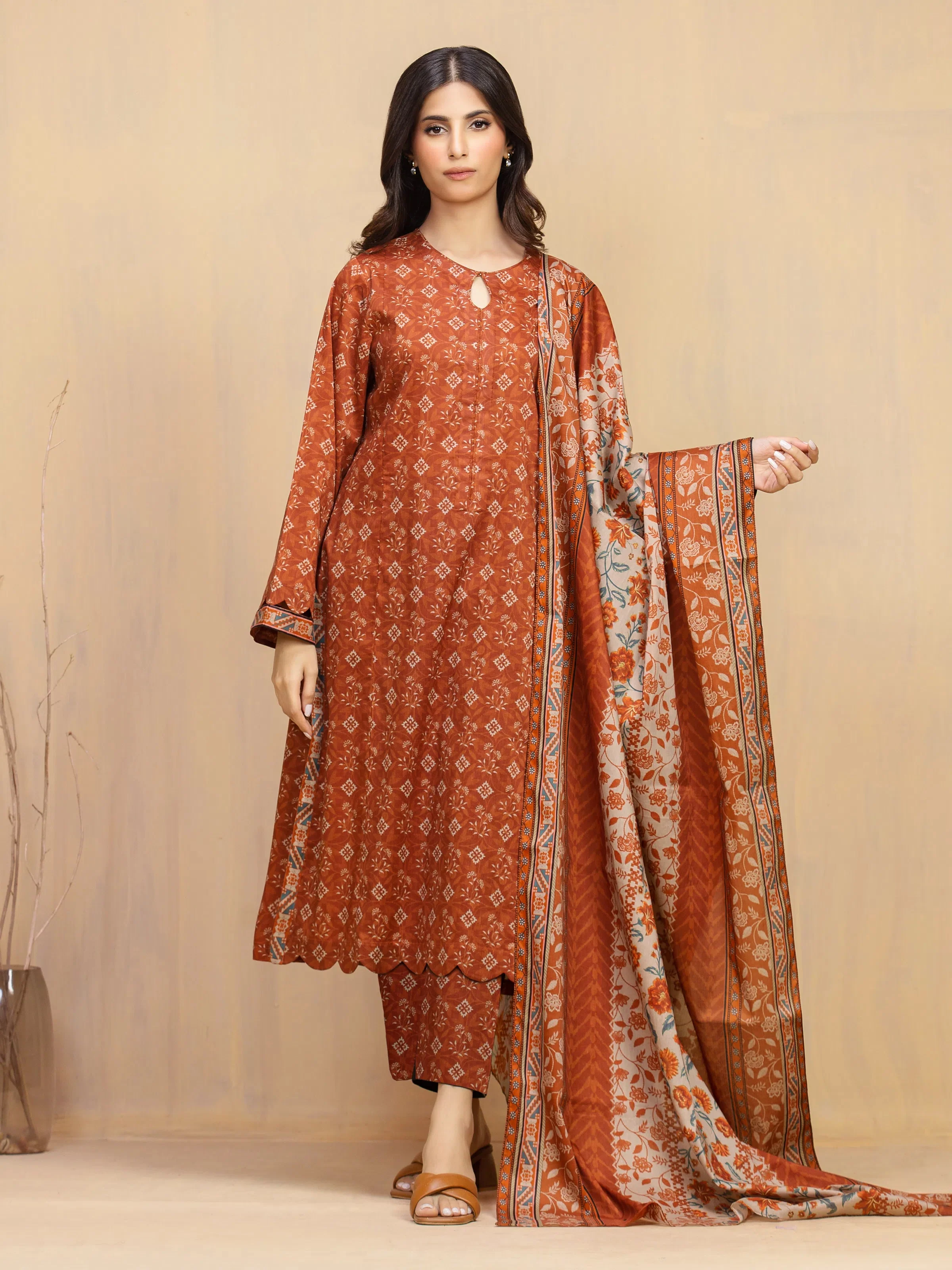 Edenrobe EWU5A3-36128-3P Winter Collection 2025
