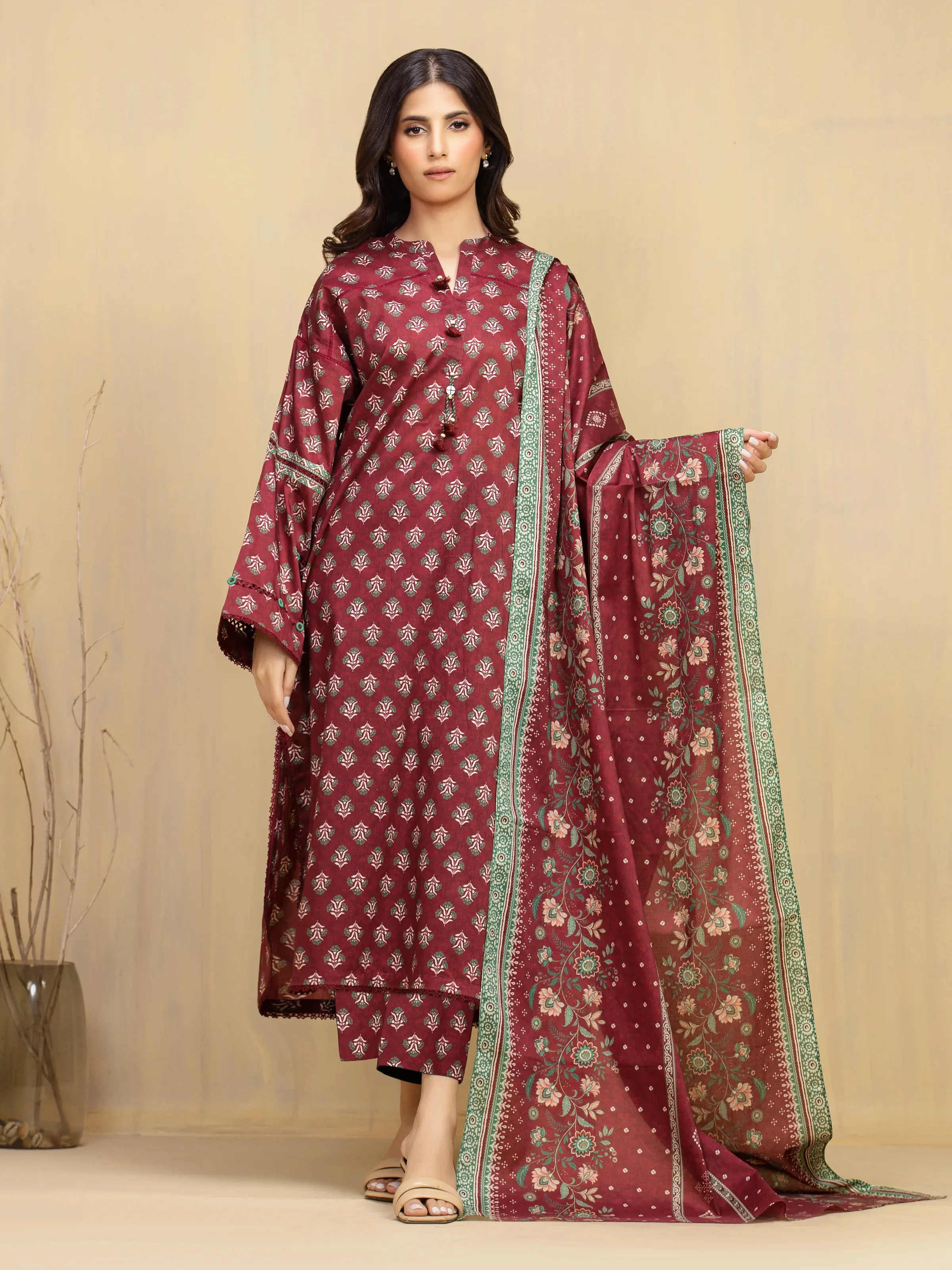 Edenrobe EWU5A3-36129-3P Winter Collection 2025