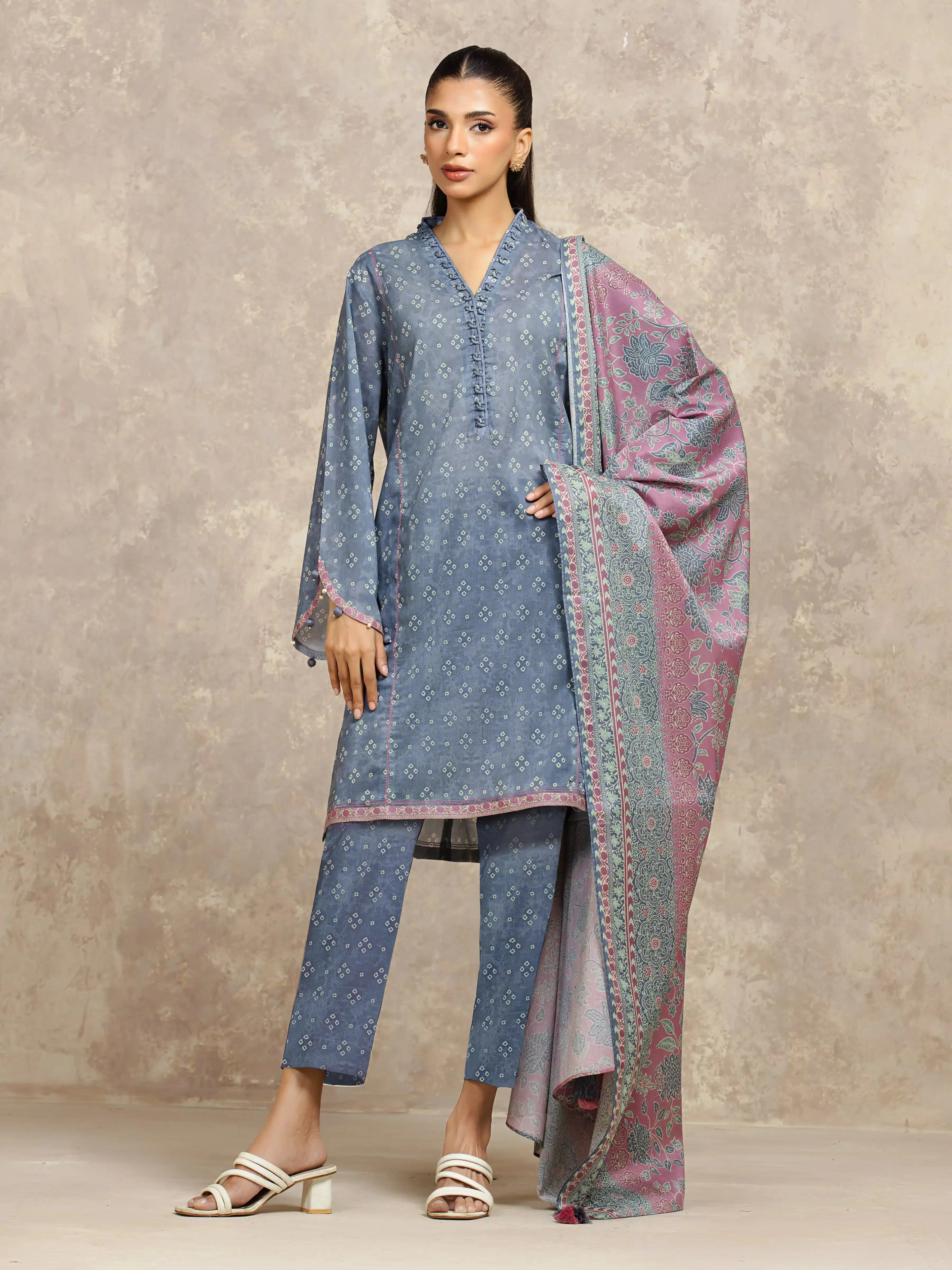 Edenrobe EWU5A3-36132-3P Winter Collection 2025