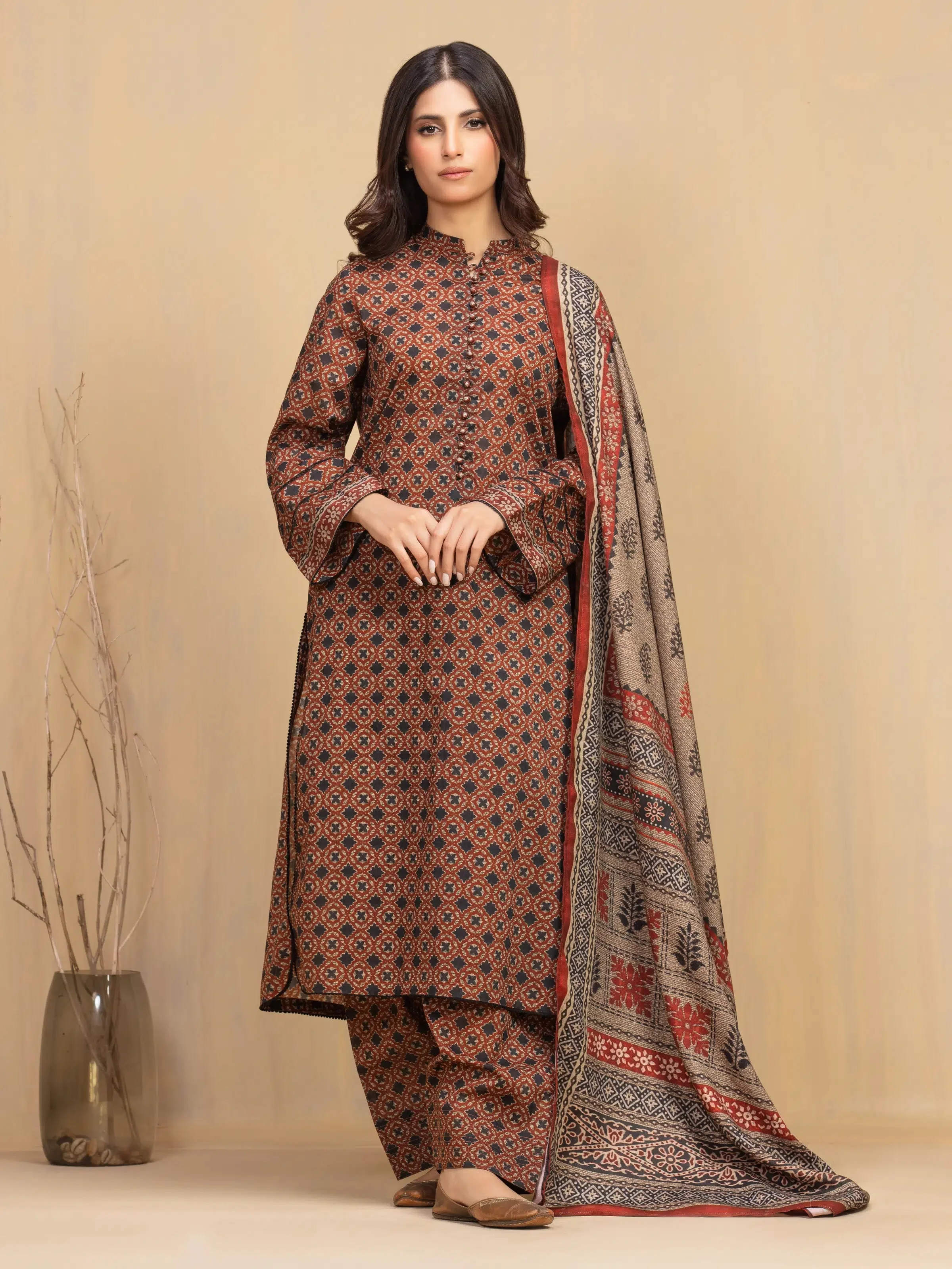 Edenrobe EWU5M3-002-3P Winter Collection 2025
