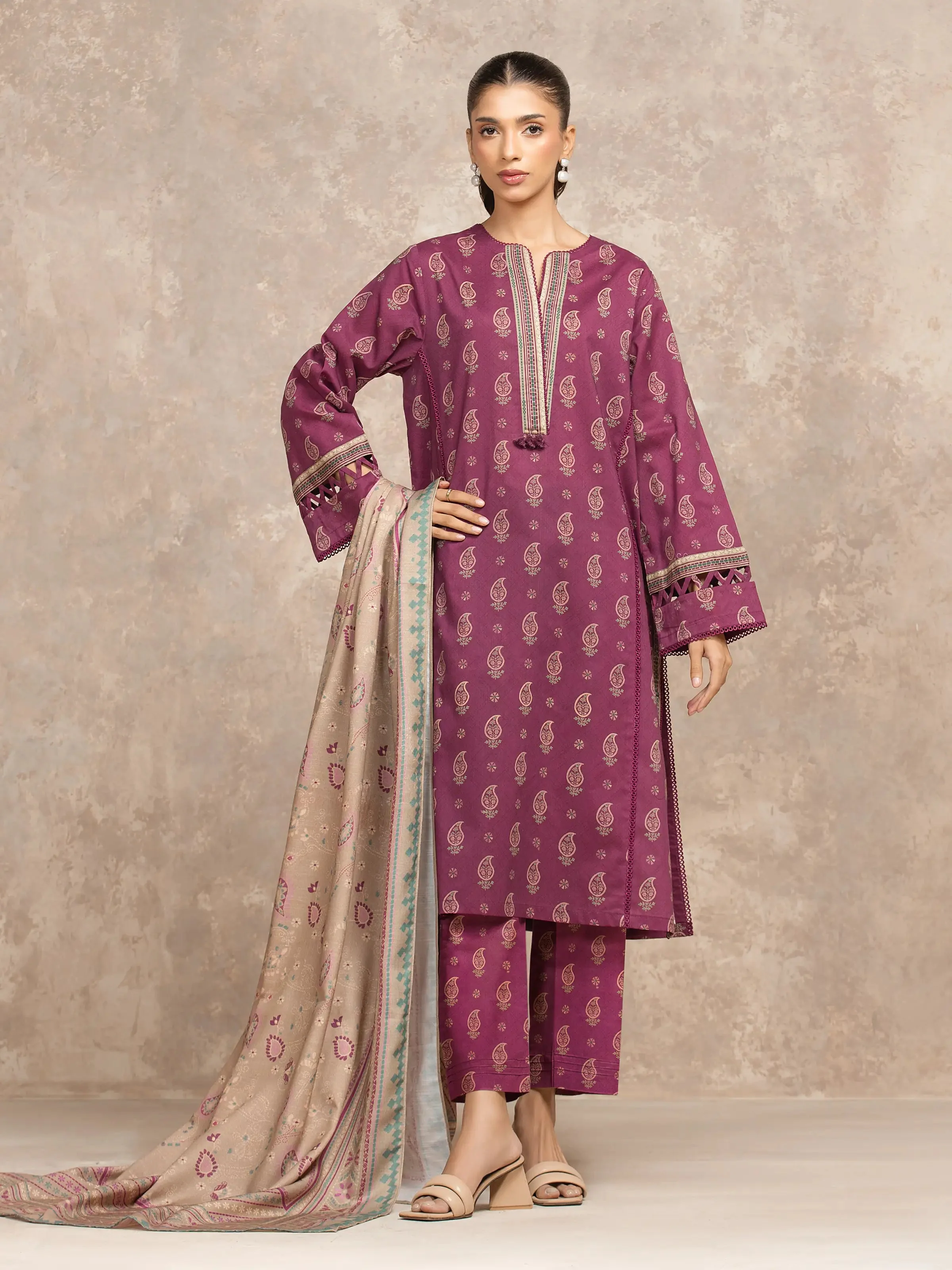 Edenrobe  EWU5M3-010-3P Winter Collection 2025