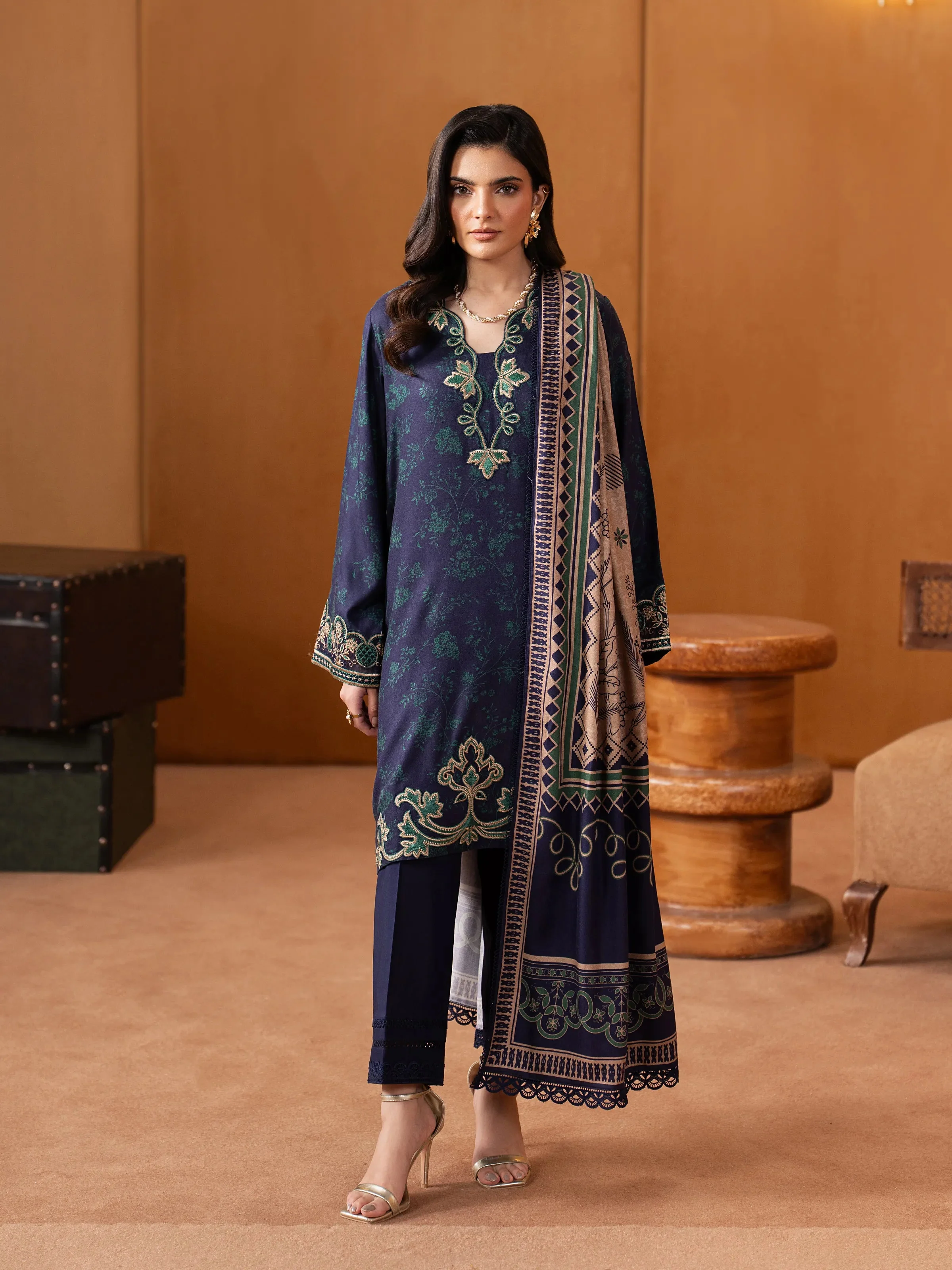 Edenrobe  EWU5V20-32082-3P Winter Collection 2025