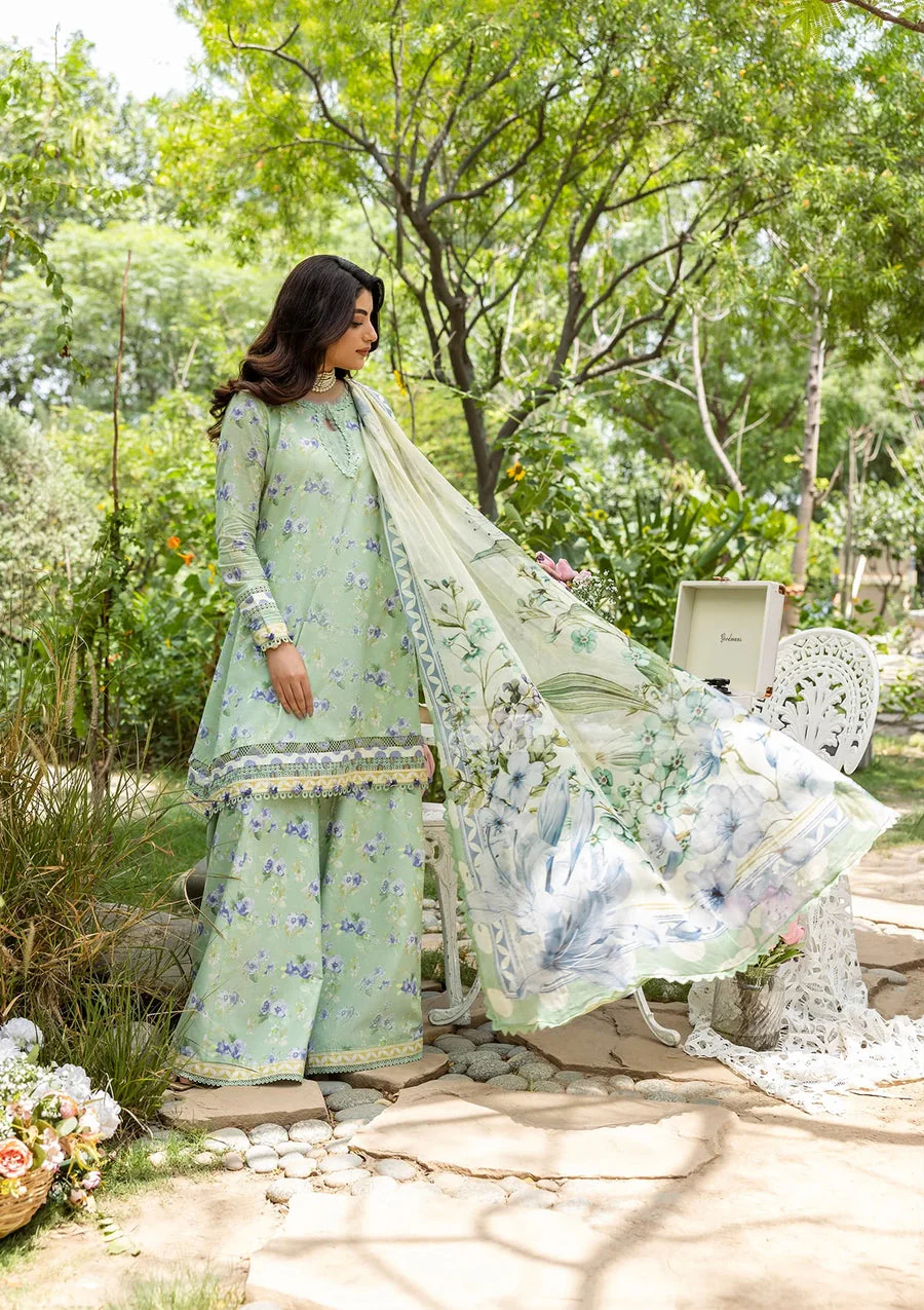 Elaf Premium ECD-2B Basile Elaf Prints With Chiffon Dupatta 2025 - Image 2
